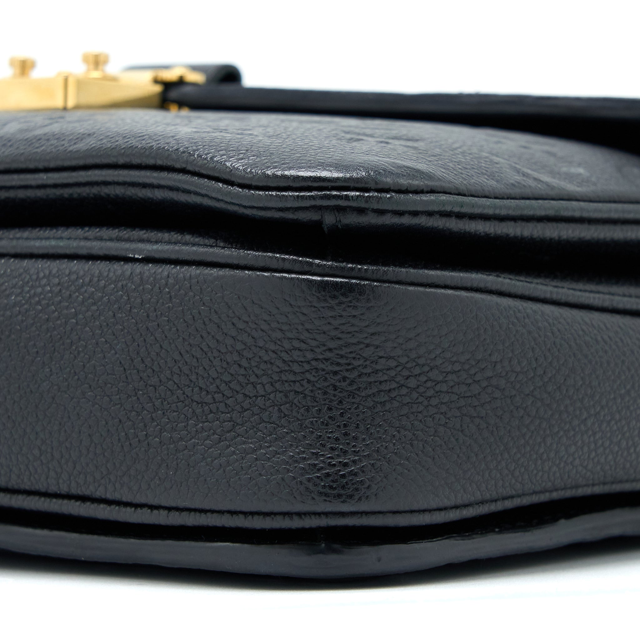 LOUIS VUITTON POCHETTE MÉTIS MONOGRAM EMPREINTE BLACK GHW