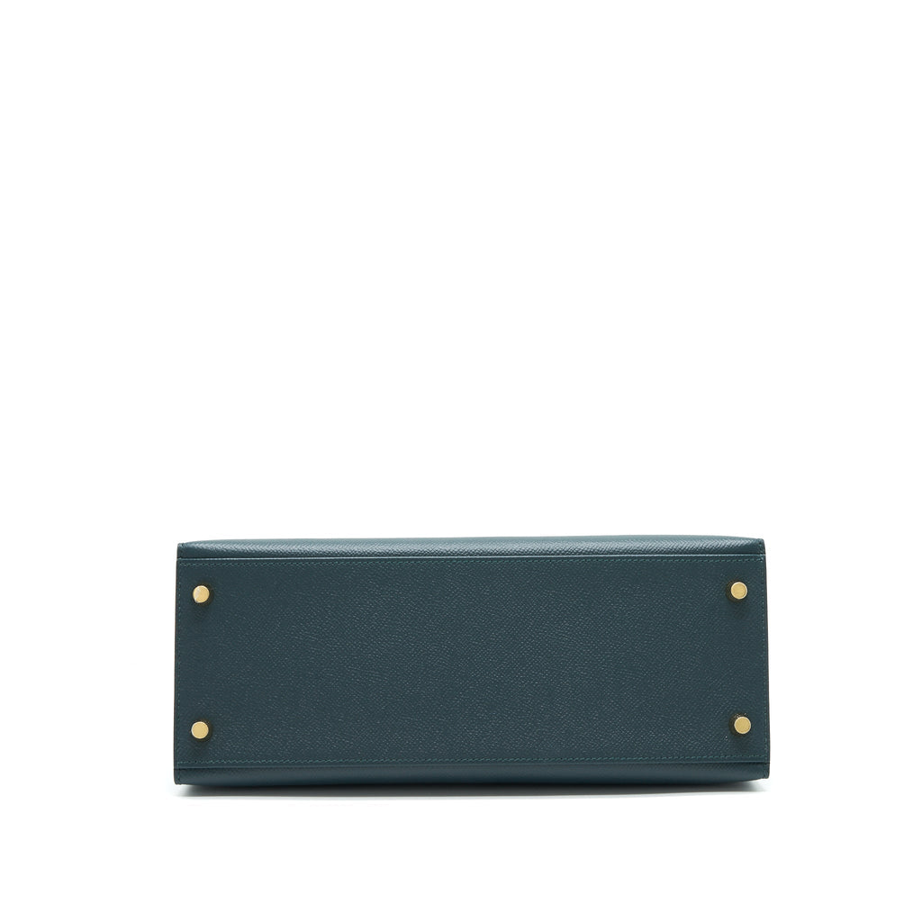HERMES KELLY 28 SELLIER 6O VERT CYPRES GHW