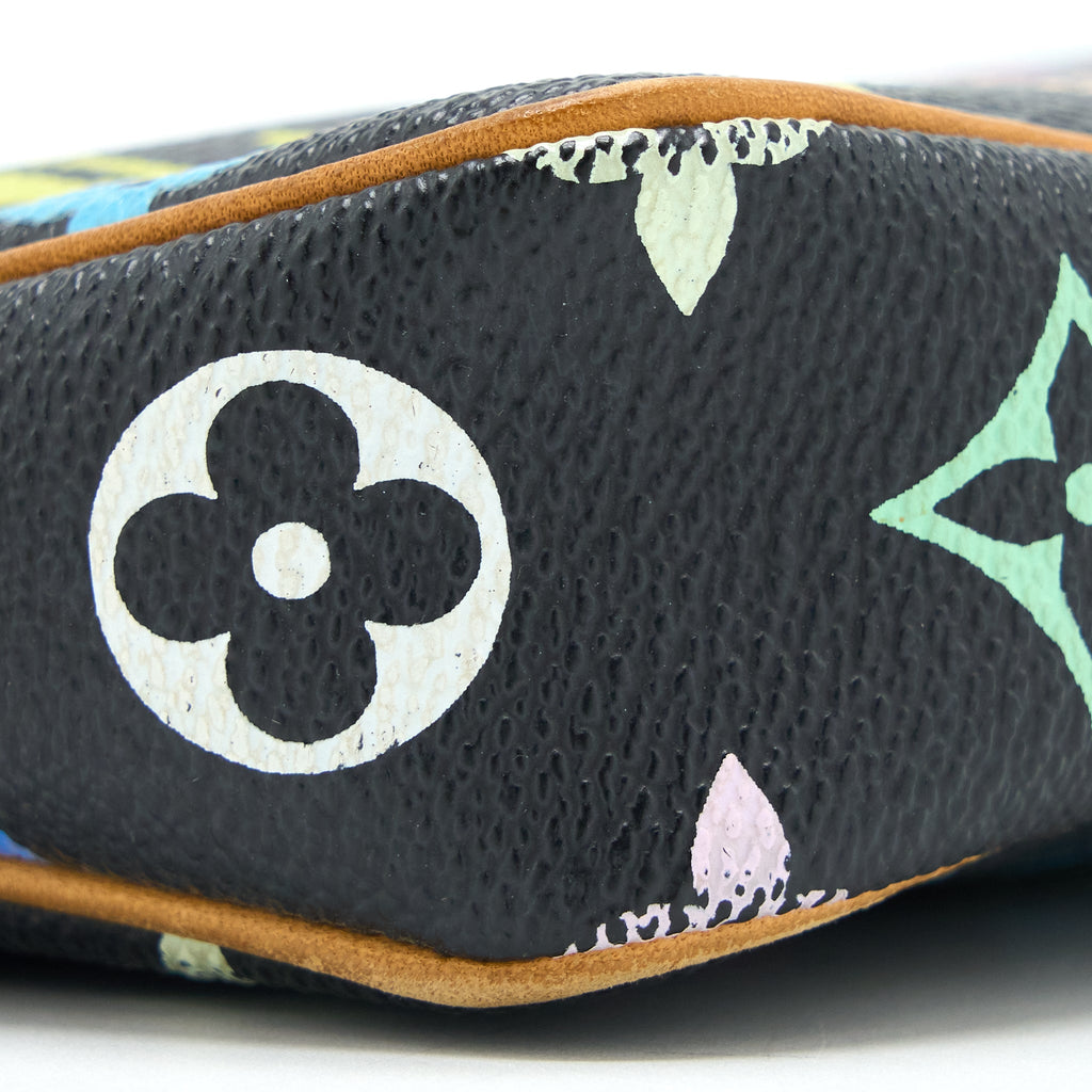LOUIS VUITTON VINTAGE POCHETTE ACCESSORIES MONOGRAM CANVAS BLACK/MULTICOLOUR GHW