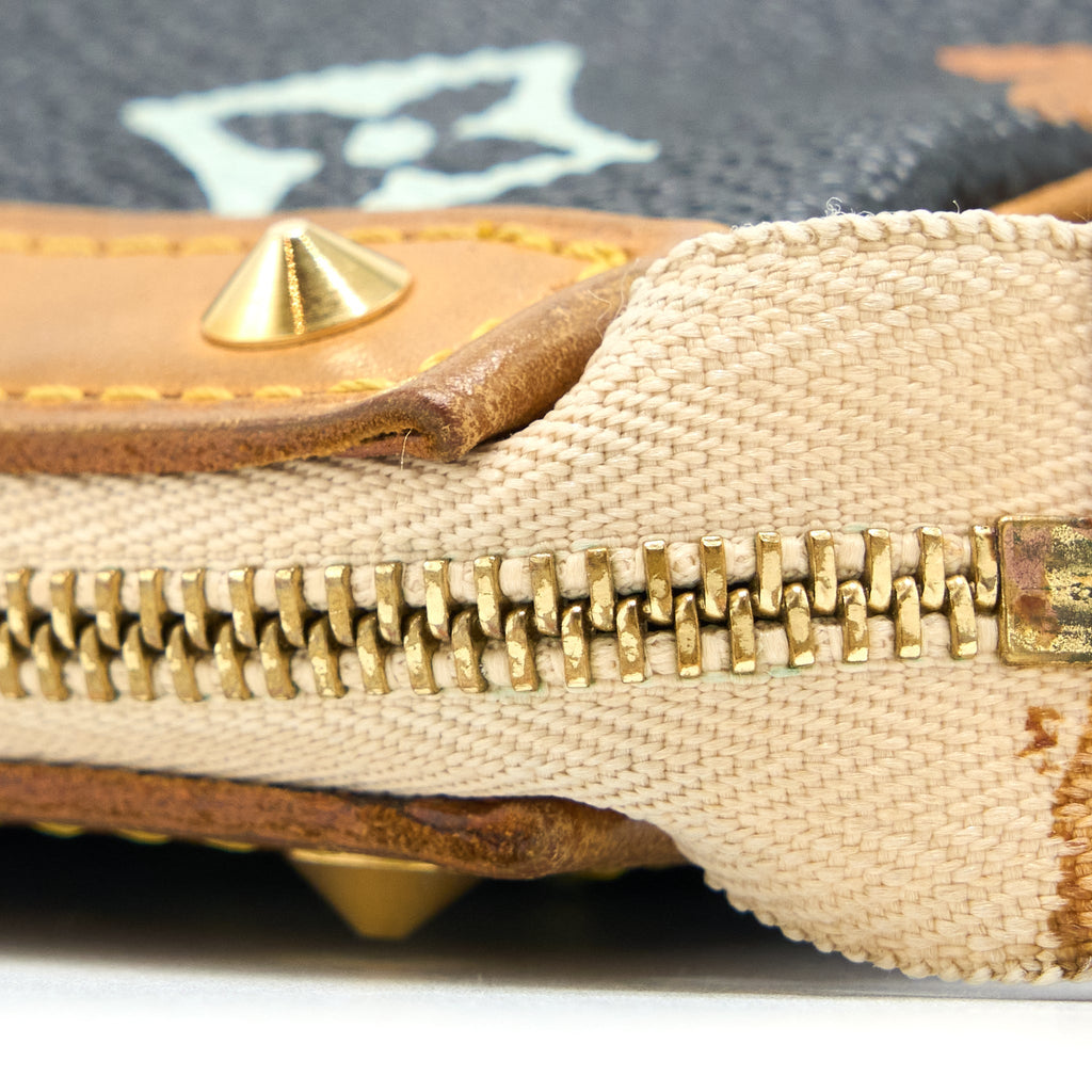 LOUIS VUITTON VINTAGE POCHETTE ACCESSORIES MONOGRAM CANVAS BLACK/MULTICOLOUR GHW