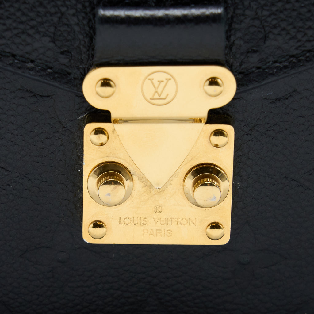 LOUIS VUITTON POCHETTE MÉTIS MONOGRAM EMPREINTE BLACK GHW
