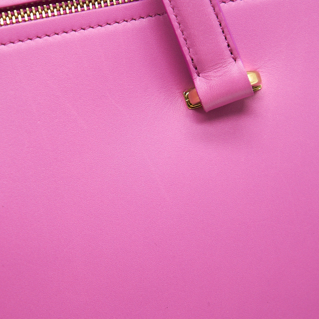 SALVATORE FERRAGAMO SHOULDER BAG TRIFOLIO PINK GHW