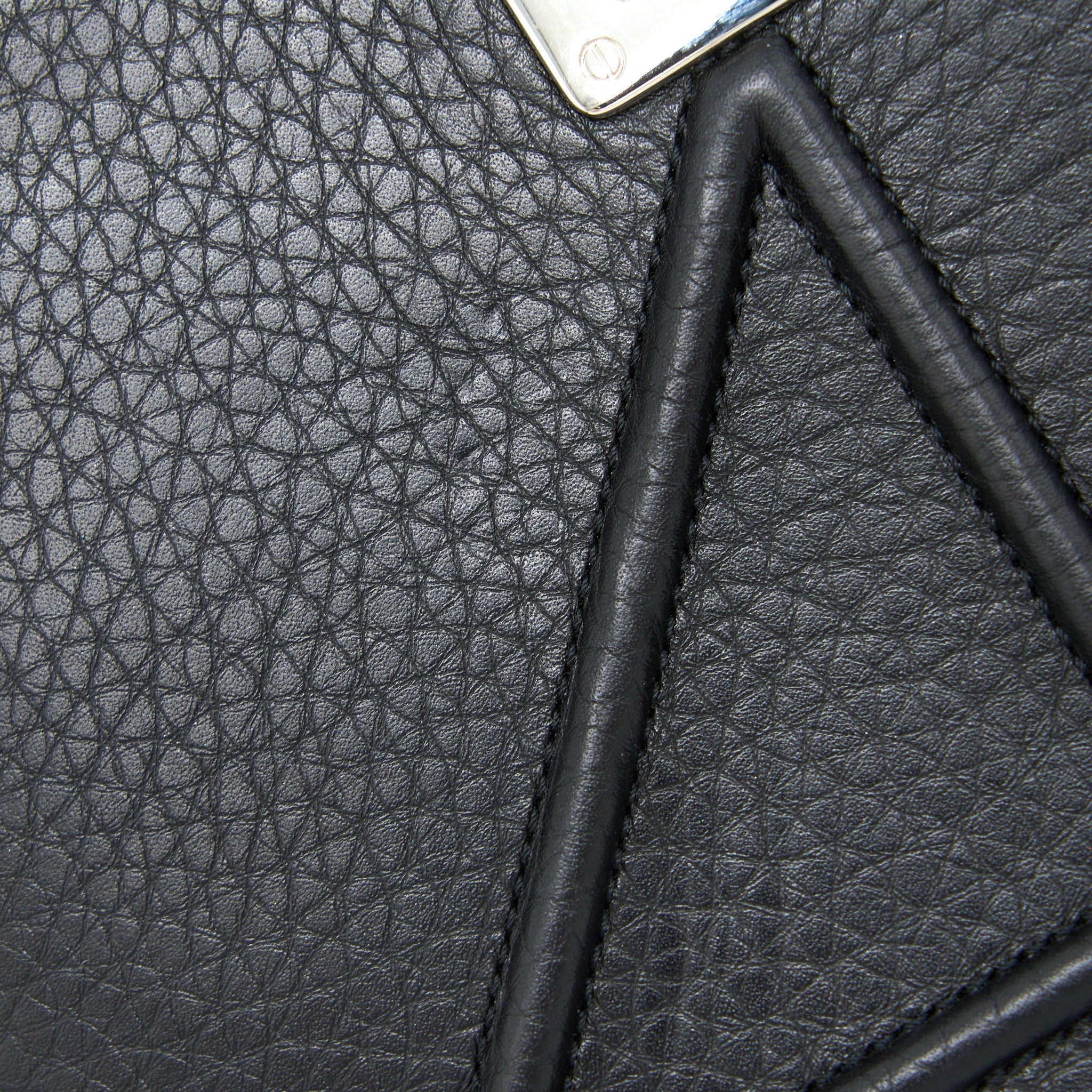 DIOR MEDIUM DIORAMA CALFSKIN BLACK SHW