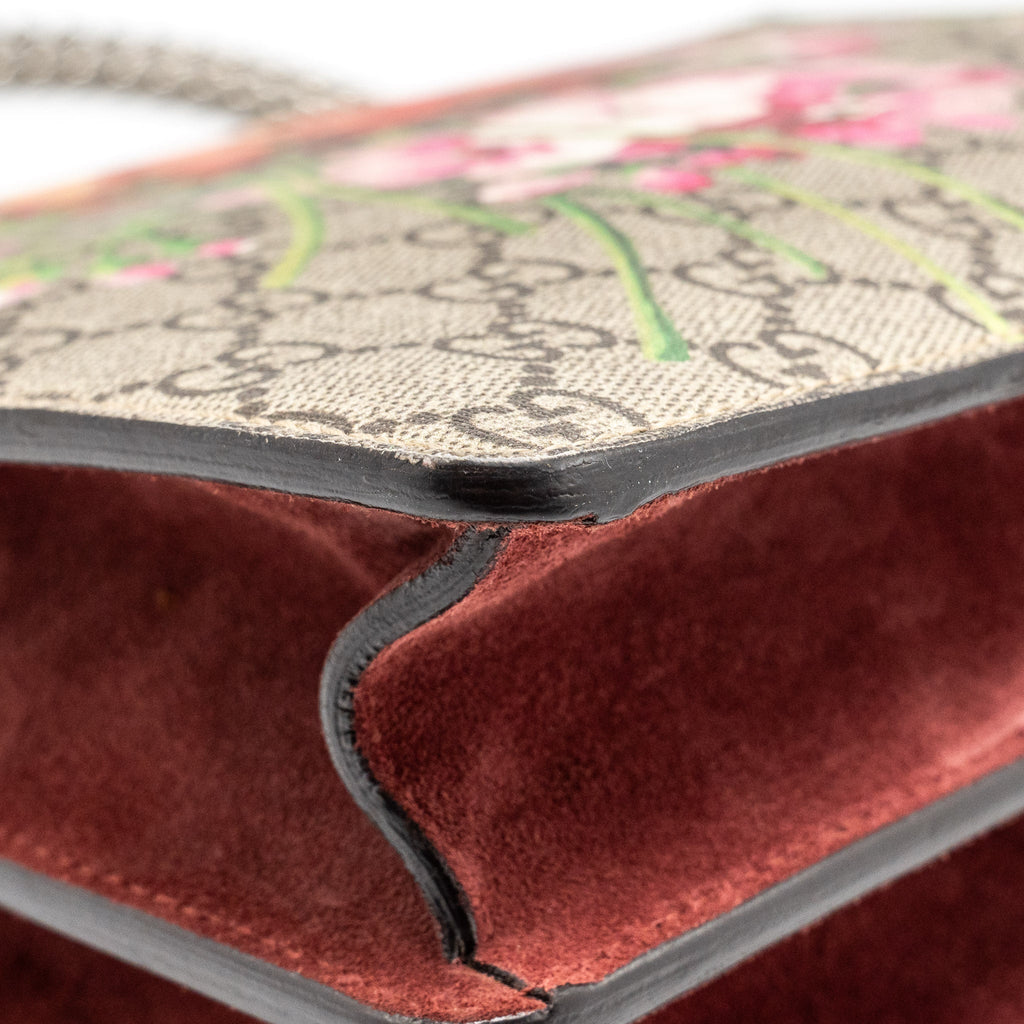 GUCCI LARGE DIONYSUS BAG GG SUPREME CANVAS WITH FLOWER PRINT MULTICOLOR SHW