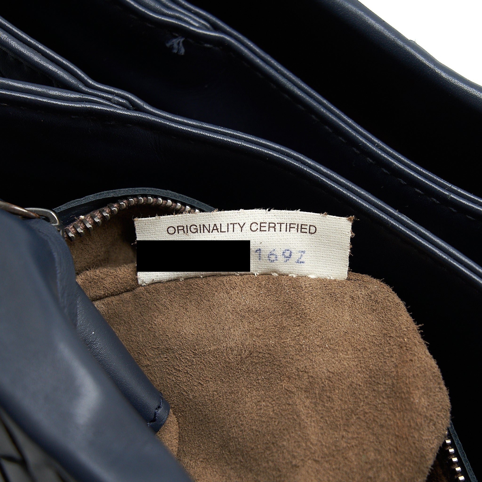 BOTTEGA VENETA MINI ROMA BLUE CALFSKIN BAG