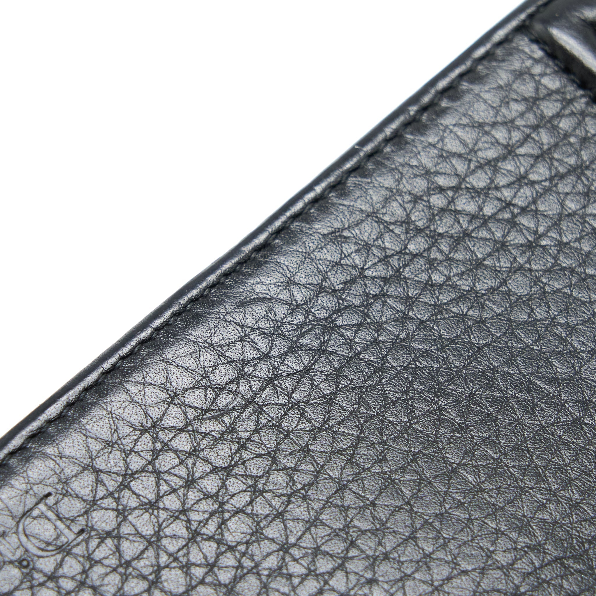 DIOR MEDIUM DIORAMA CALFSKIN BLACK SHW