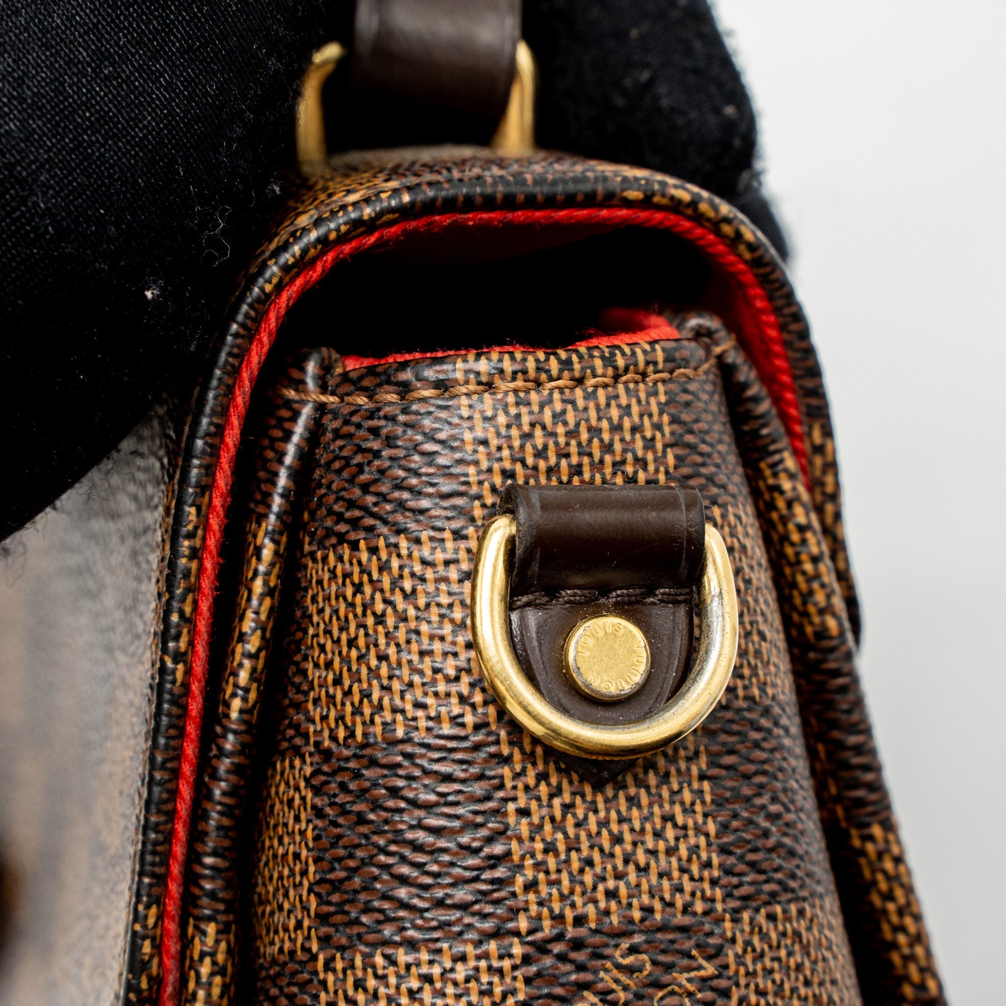 LOUIS VUITTON CROISETTE DAMIER EBENE CANVAS GHW