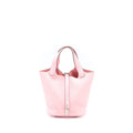 HERMES PICOTIN 18 LOCK BAG CLEMENCE ROSE SAKURA SHW