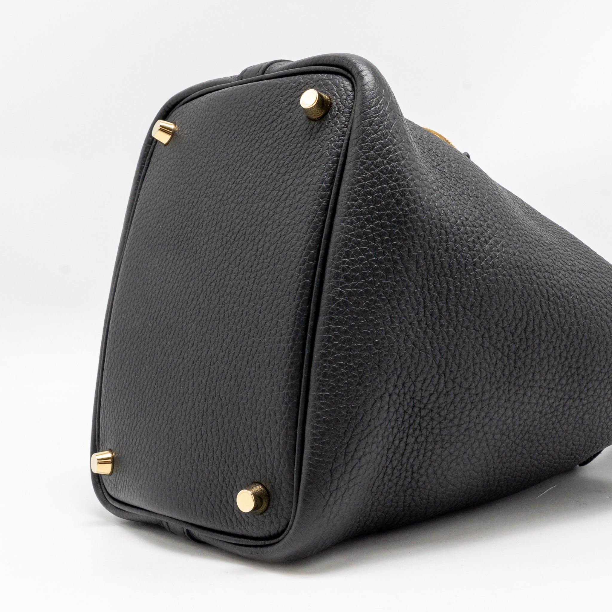 HERMES PICOTIN 18 LOCK BAG CLEMENCE BLACK GHW