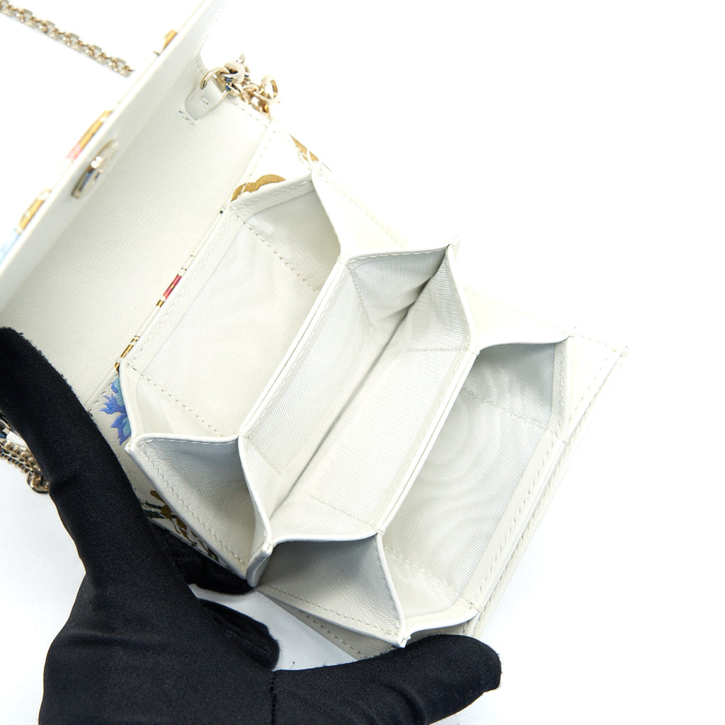 DIOR CARD HOLDER WITH CHAINS LGHW