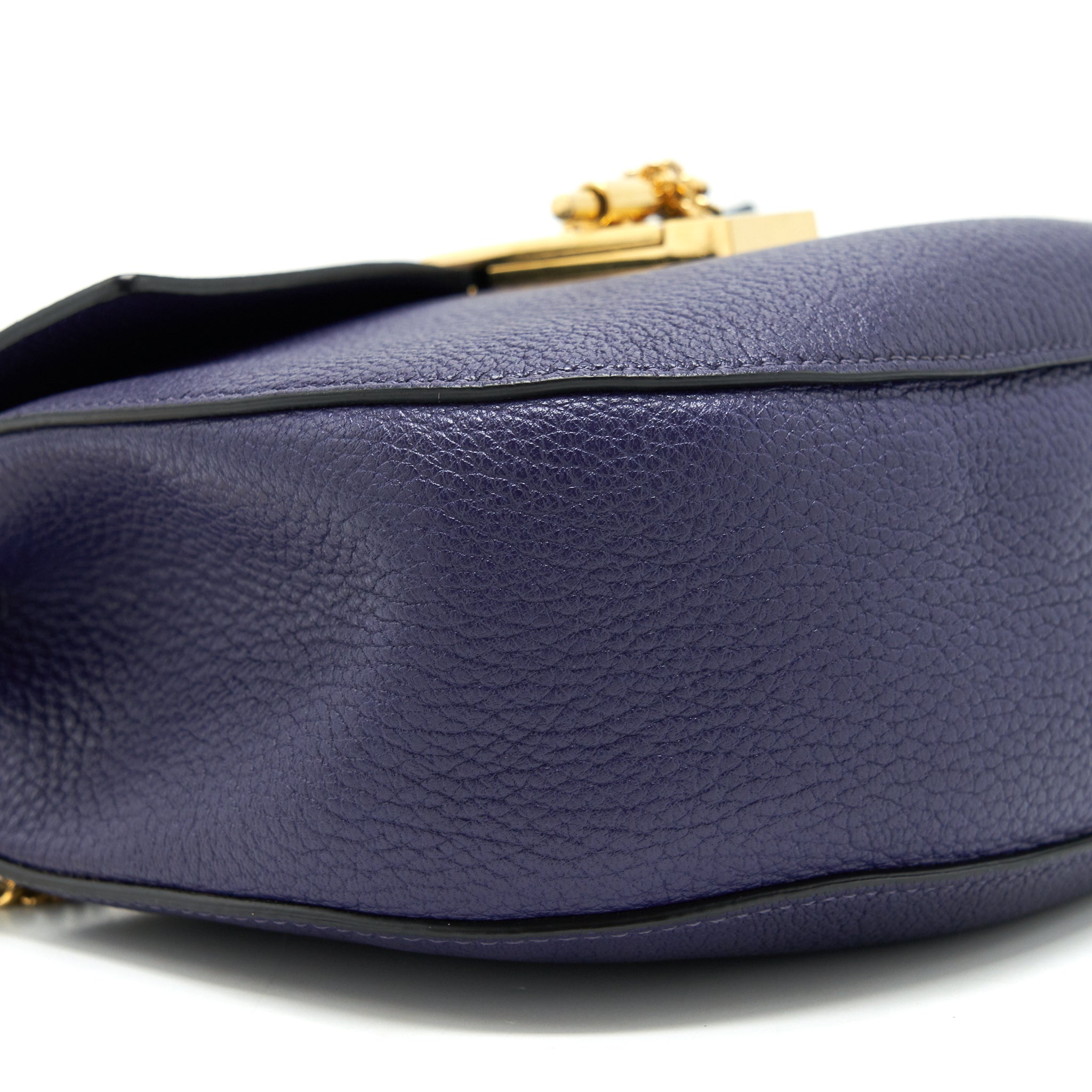 CHLOE DREW BAG DARK BLUE GHW