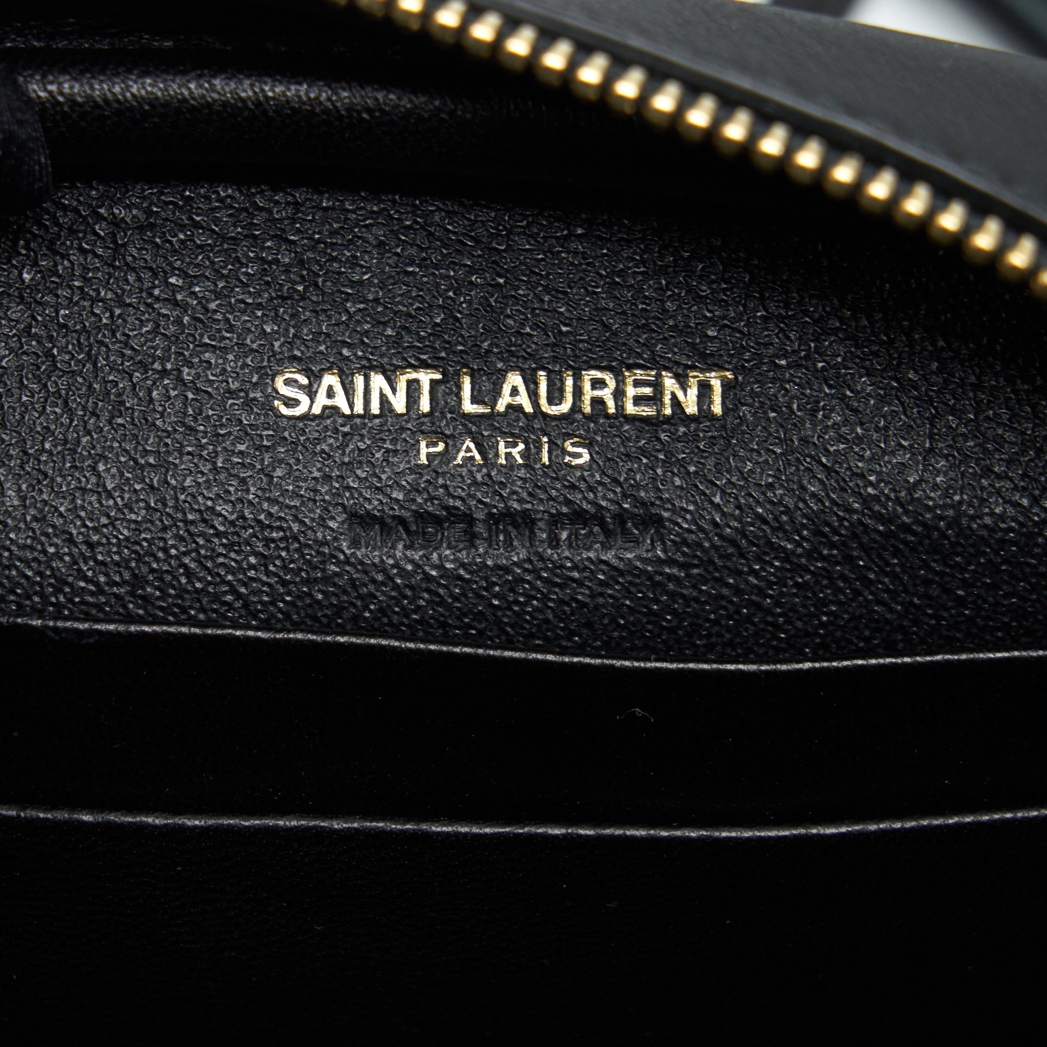 SAINT LAURENT/ YSL MINI CAMERA CROSSBODY BAG BLACK GHW