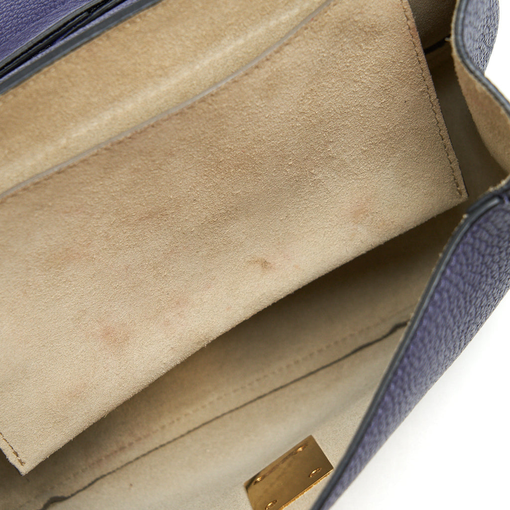 CHLOE DREW BAG DARK BLUE GHW