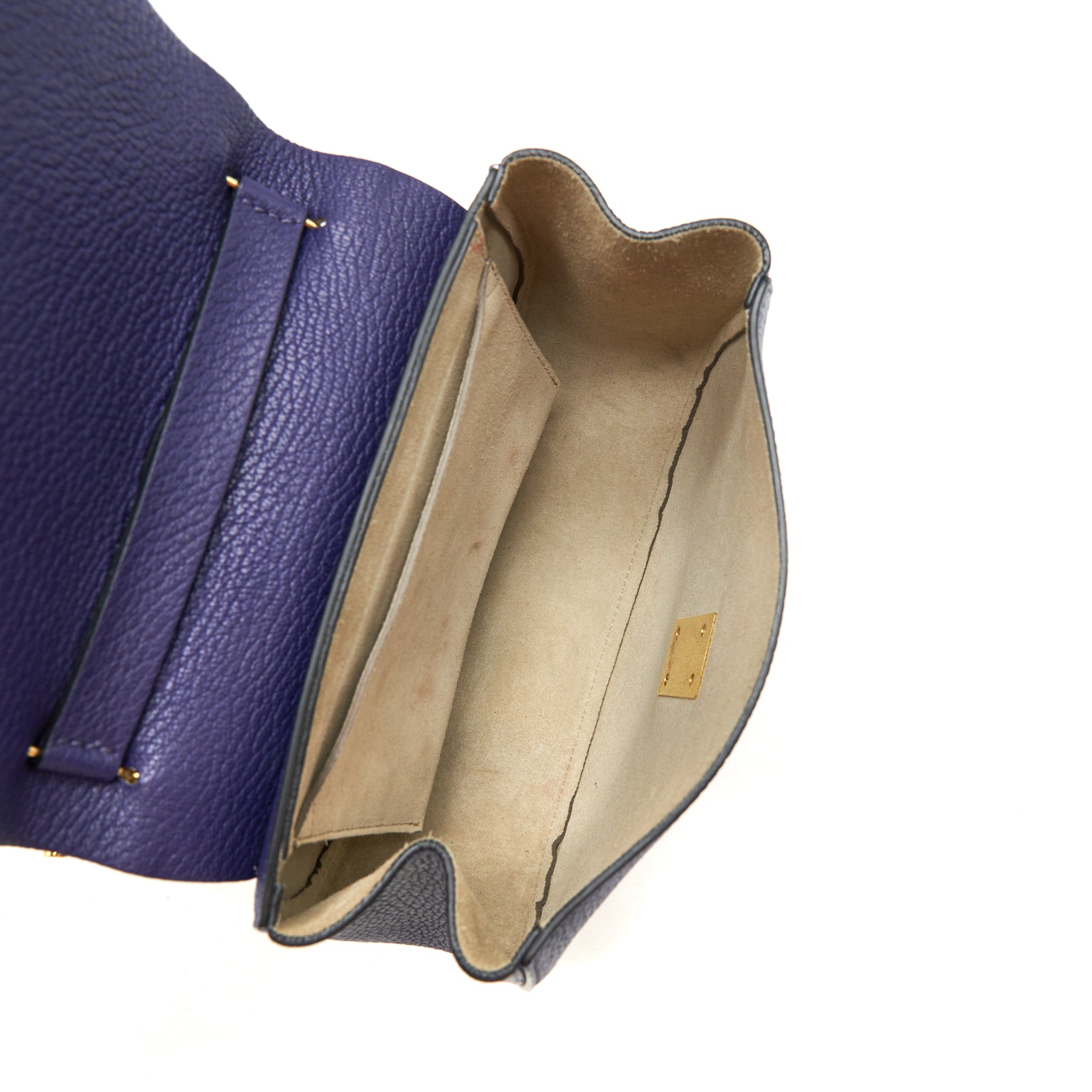 CHLOE DREW BAG DARK BLUE GHW