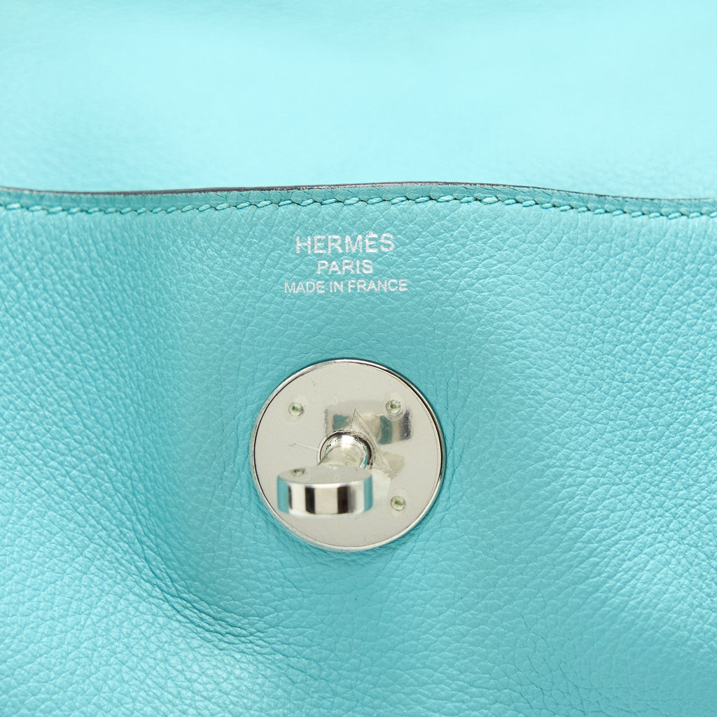 HERMES LINDY 26 EVERCOLOR 3P BLUE ATOLL SHW