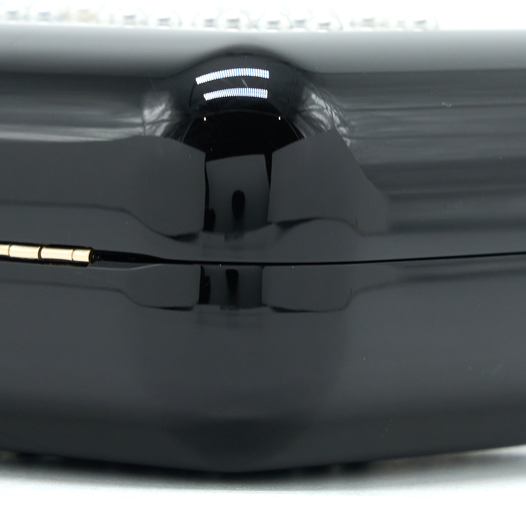 CHANEL VOTEZ COCO EVENING CLUTCH WITH CHAIN BLACK LGHW