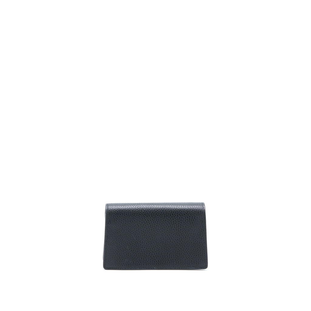 GUCCI SUPER MINI DIONYSUS BAG CALFSKIN BLACK RUTHENIUM HARDWARE