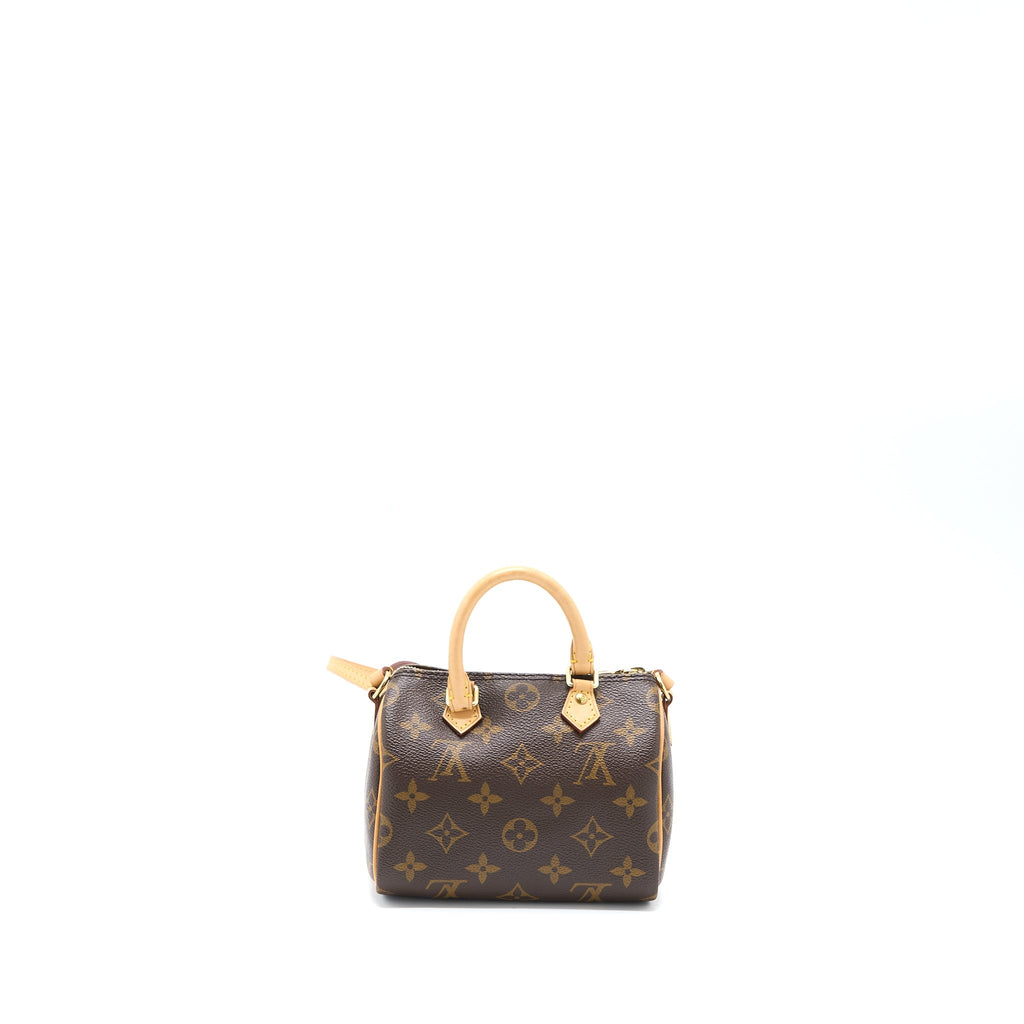LOUIS VUITTON NANO SPEEDY MONOGRAM CANVAS GHW (OLD VERSION)