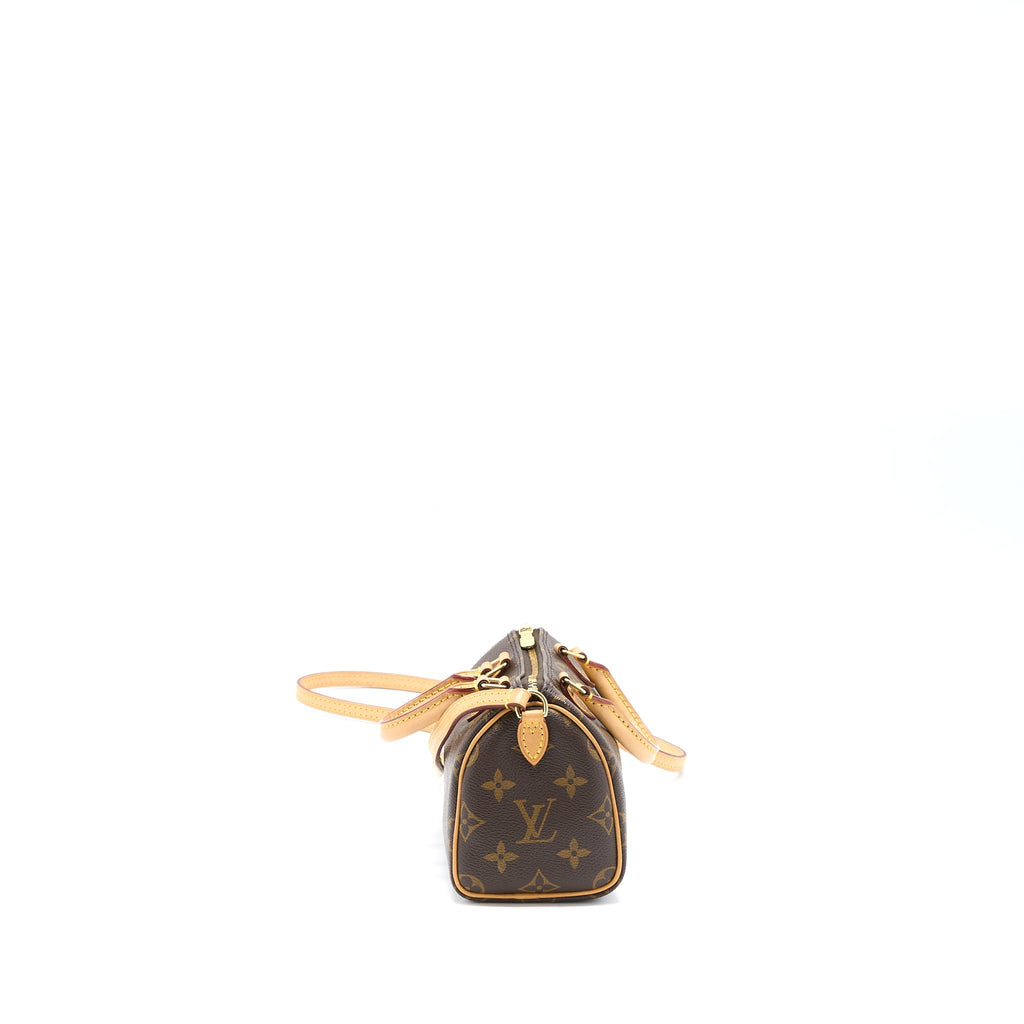 LOUIS VUITTON NANO SPEEDY MONOGRAM CANVAS GHW (OLD VERSION)