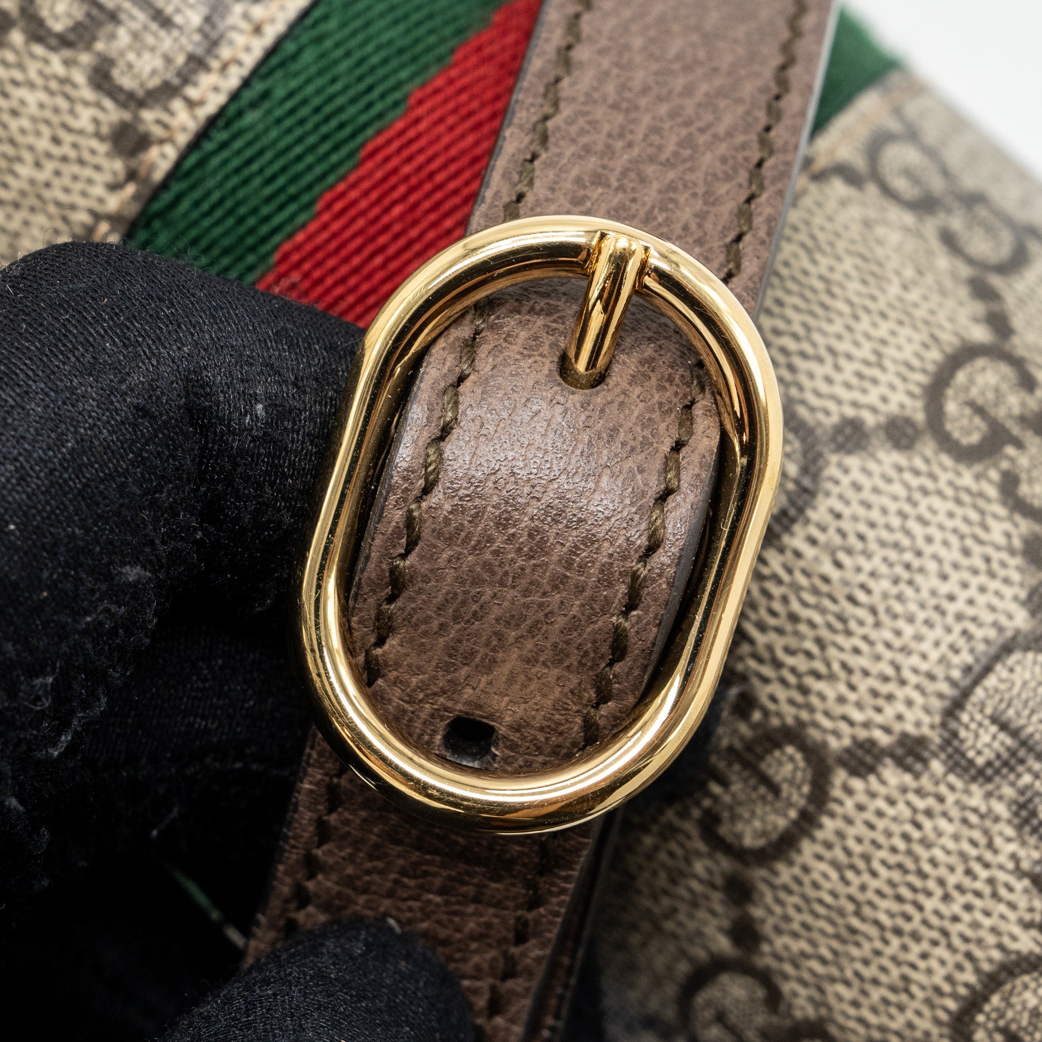 GUCCI OPHIDIA GG SHOULDER BAG GG SUPREME CANVAS  GHW