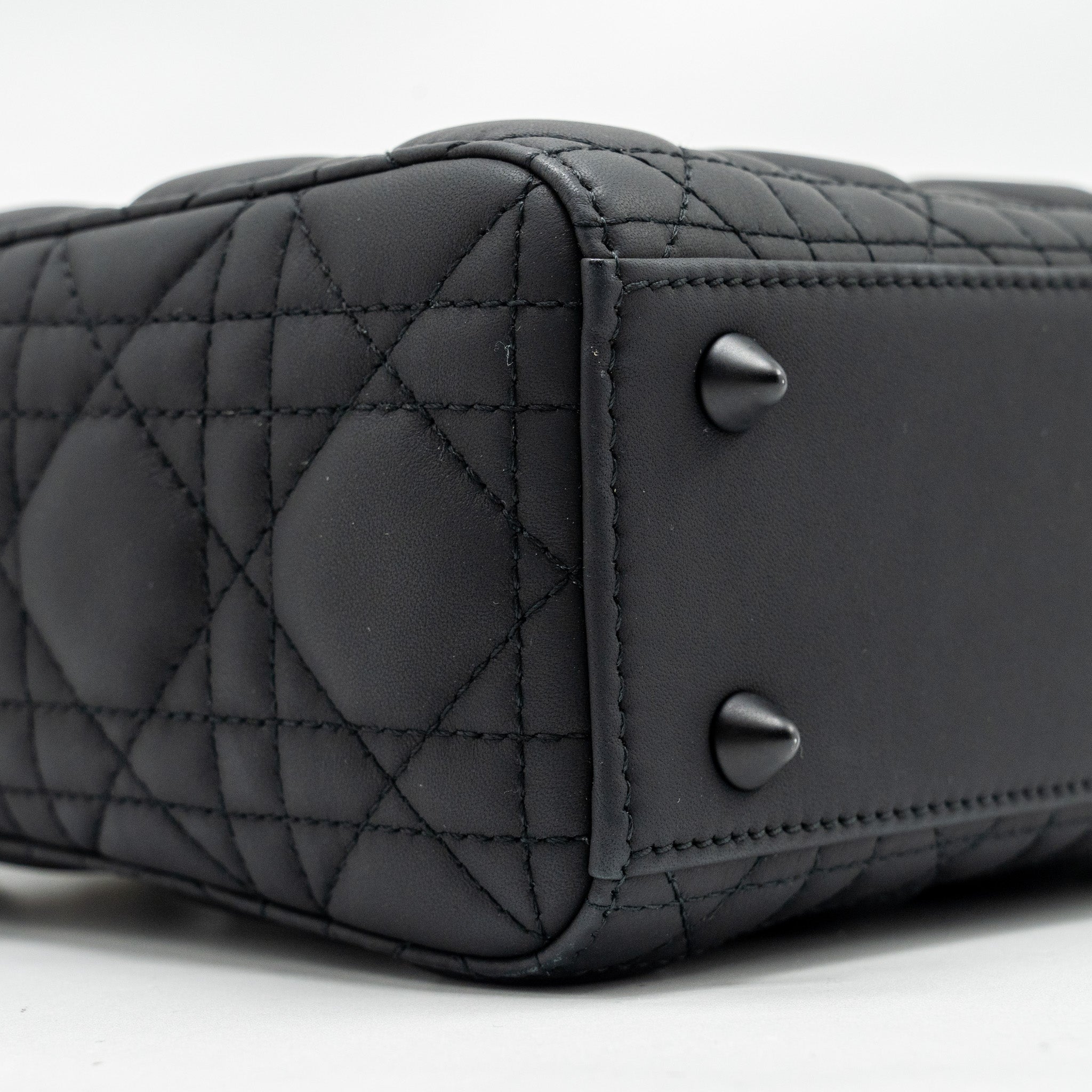 DIOR SMALL MY ABC LADY DIOR CANNAGE CALFSKIN SO BLACK
