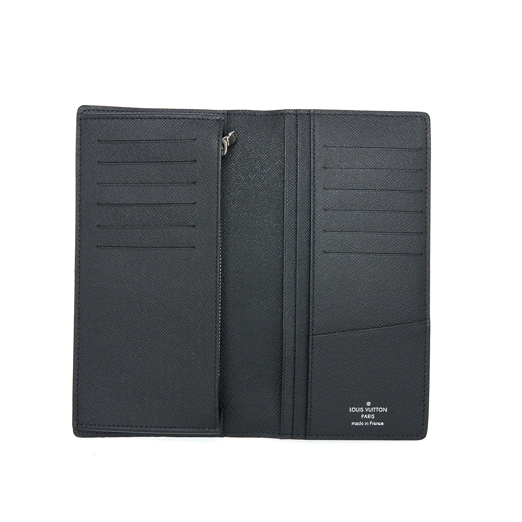 LOUIS VUITTON BRAZZA WALLET DAMIER GRAPHITE CANVAS