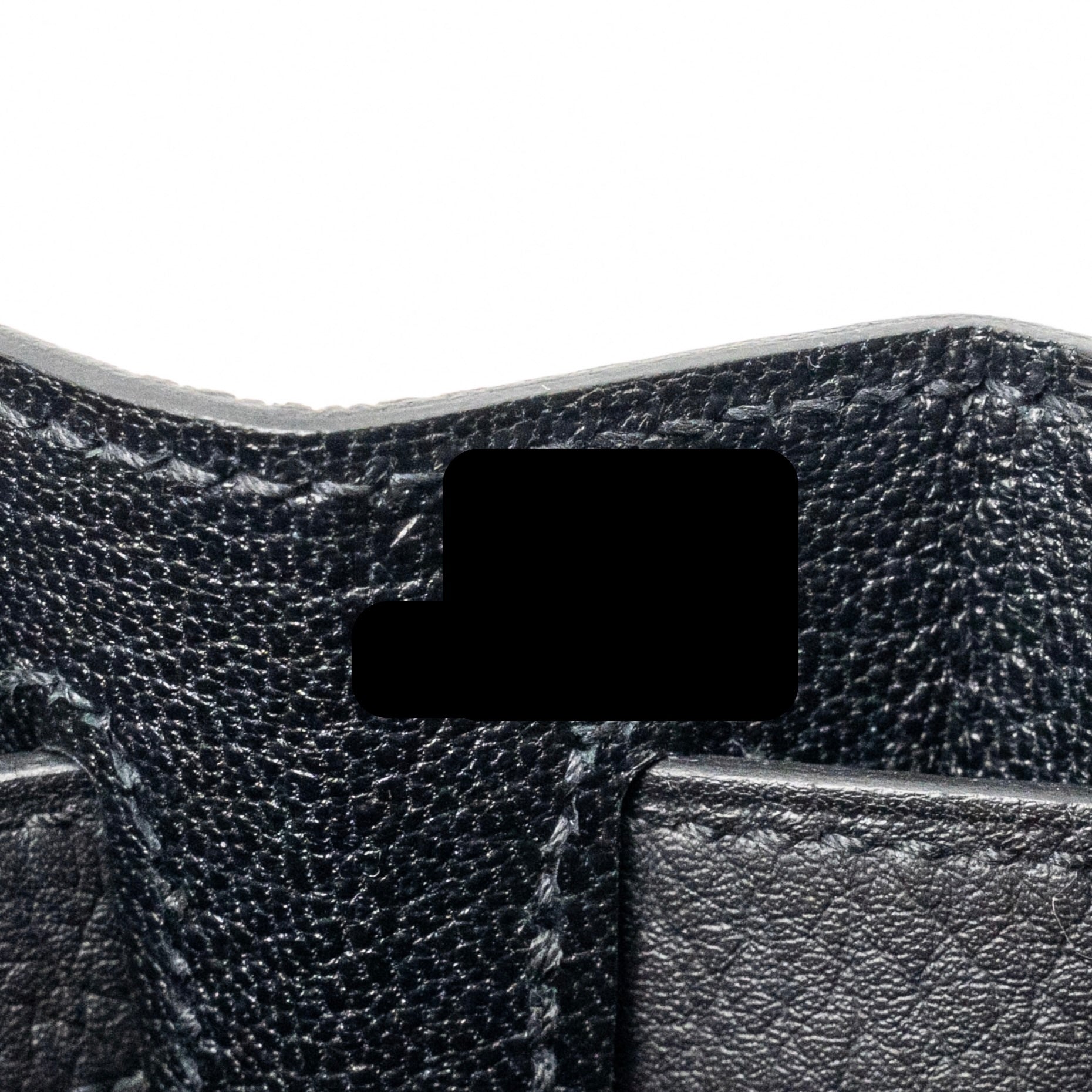 HERMES KELLY 28 TOGO BLACK BRUSHED SHW