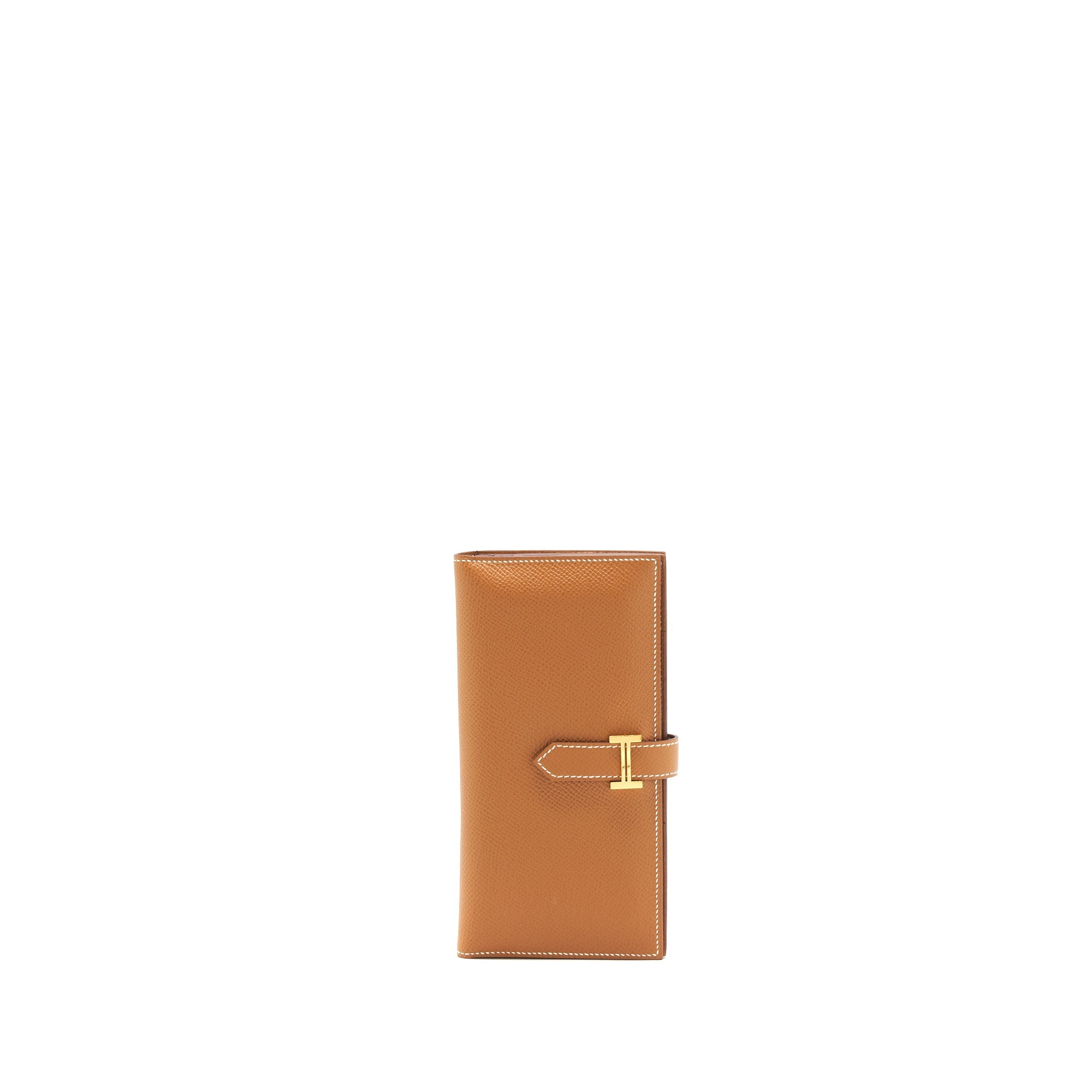 HERMES BEARN WALLET EPSOM GOLD GHW