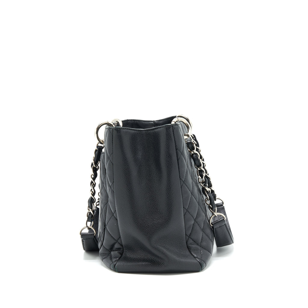 CHANEL GRAND SHOPPING TOTE CAVIAR BLACK SHW