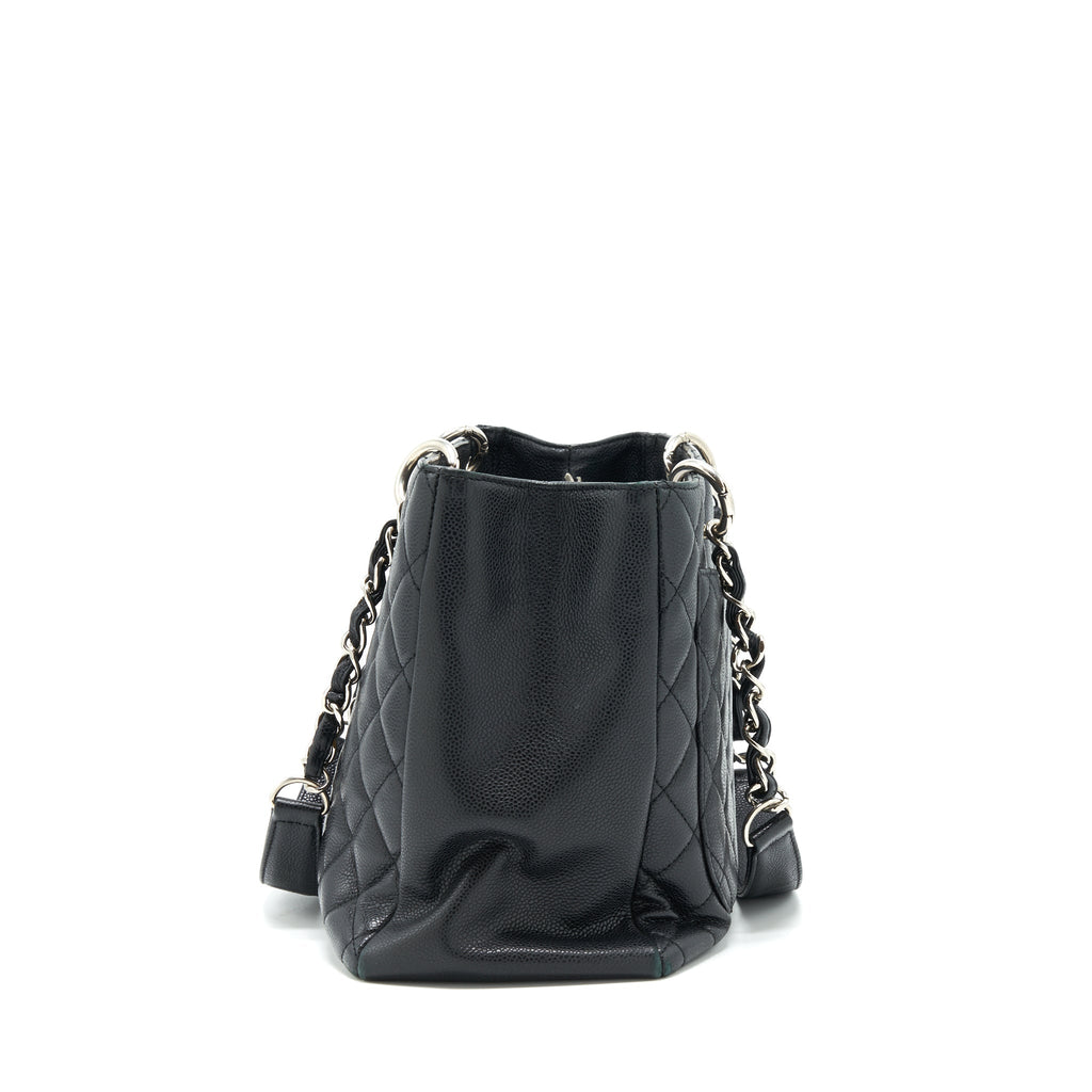 CHANEL GRAND SHOPPING TOTE CAVIAR BLACK SHW