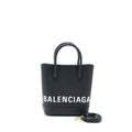 BALENCIAGA TOTE BAG CALFSKIN BLACK GHW