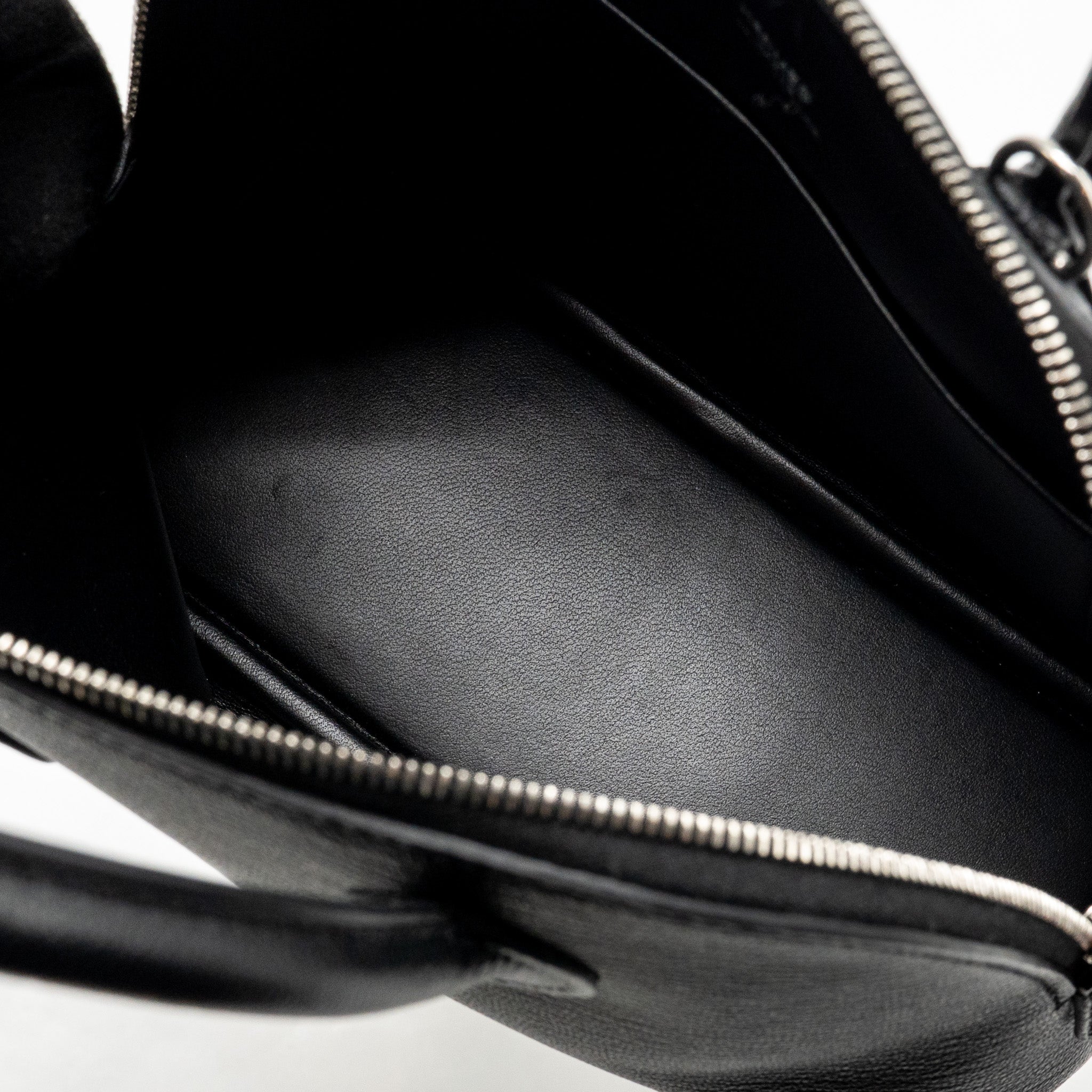 HERMES MINI BOLIDE CHÈVRE MYSORE BLACK SHW