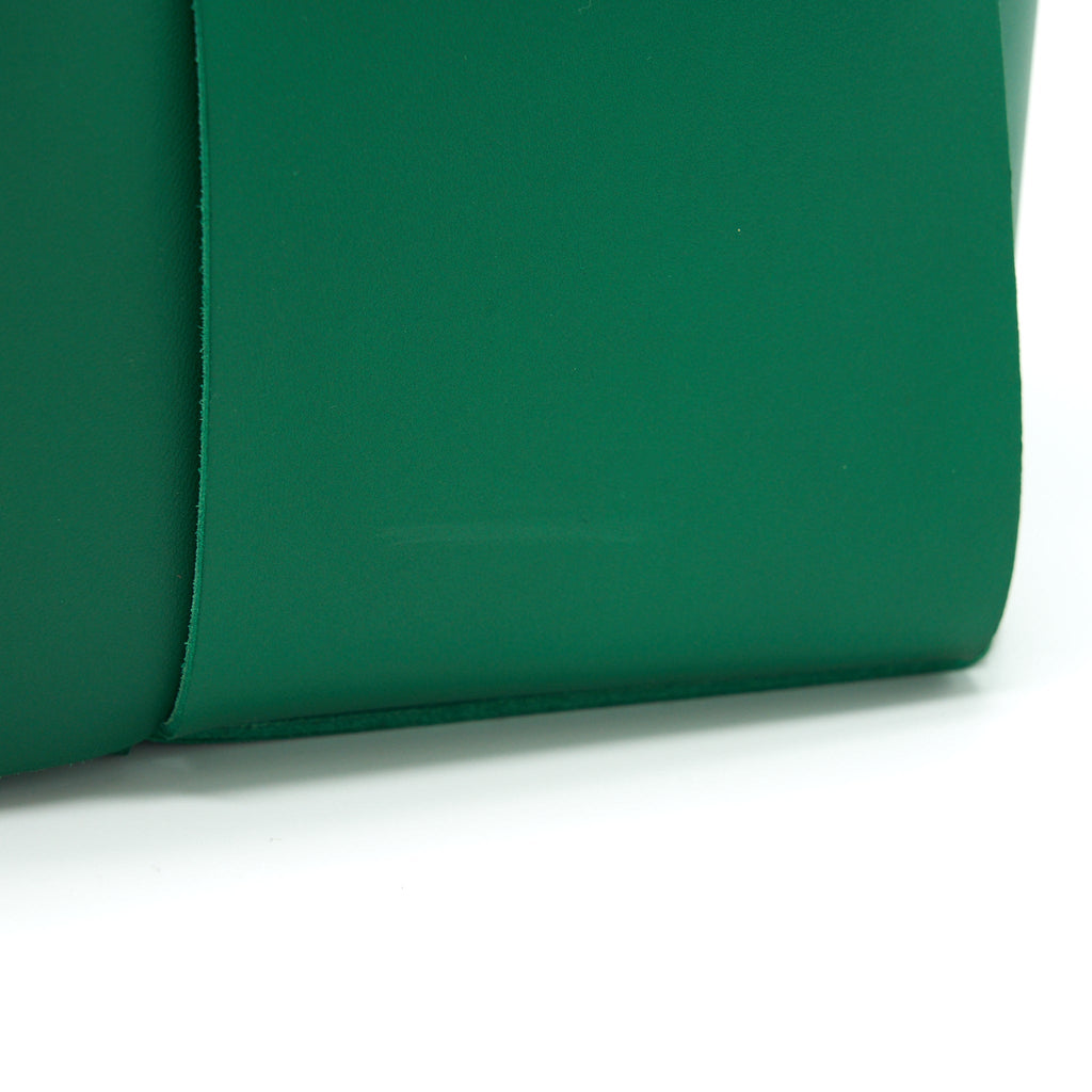 BOTTEGA VENETA ARCO TOTE BAG LAMBSKIN PARAKEET GREEN GHW