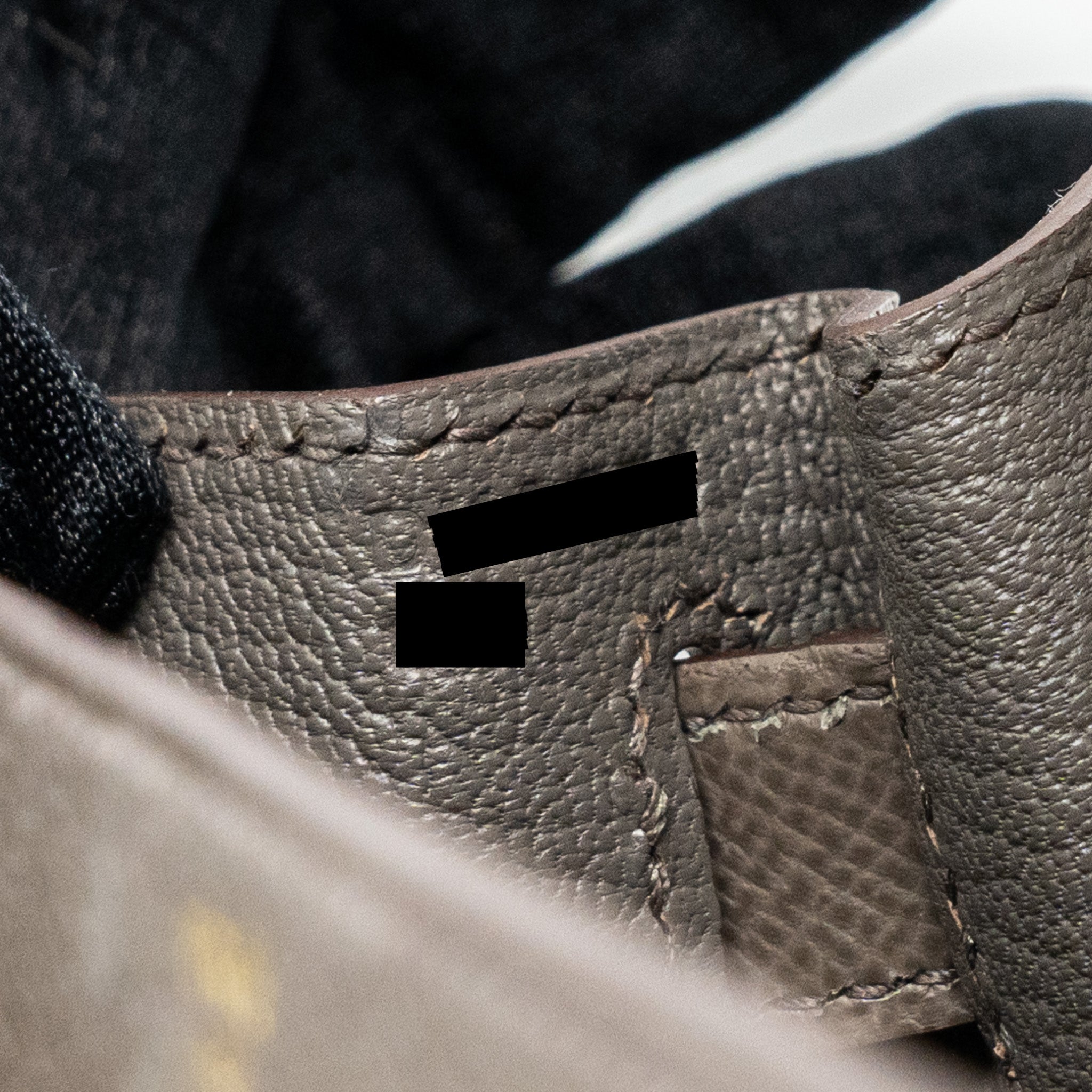 HERMES KELLY28 SELLIER EPSOM GRIS ETAIN GHW