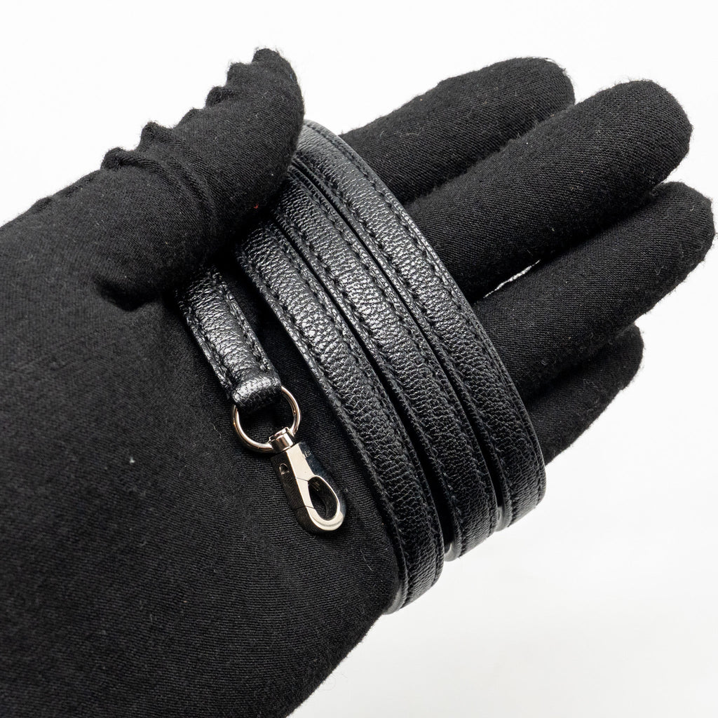 HERMES MINI BOLIDE CHÈVRE MYSORE BLACK SHW