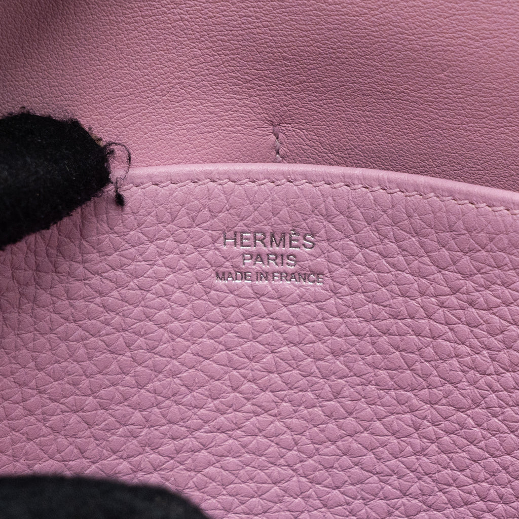 HERMES HALZAN 25 CLEMENCE X9 MAUVE SYLVESTRE SHW