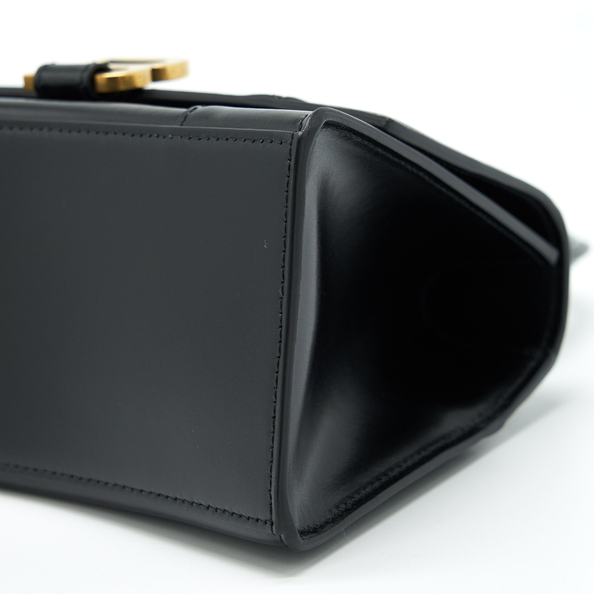 BALENCIAGA HOURGLASS S CALFSKIN BLACK GHW