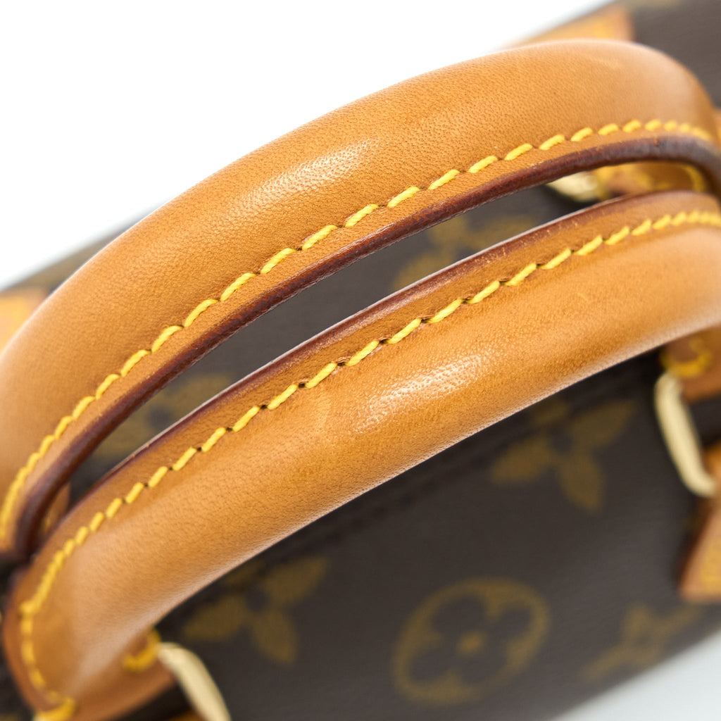 LOUIS VUITTON VINTAGE NANO SPEEDY MONOGRAM CANVAS GHW