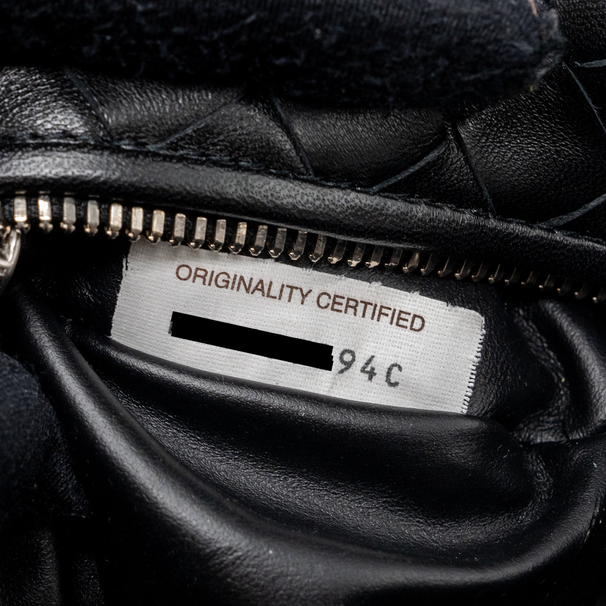 BOTTEGA VENETA MINI JODIE LAMBSKIN BLACK SHW