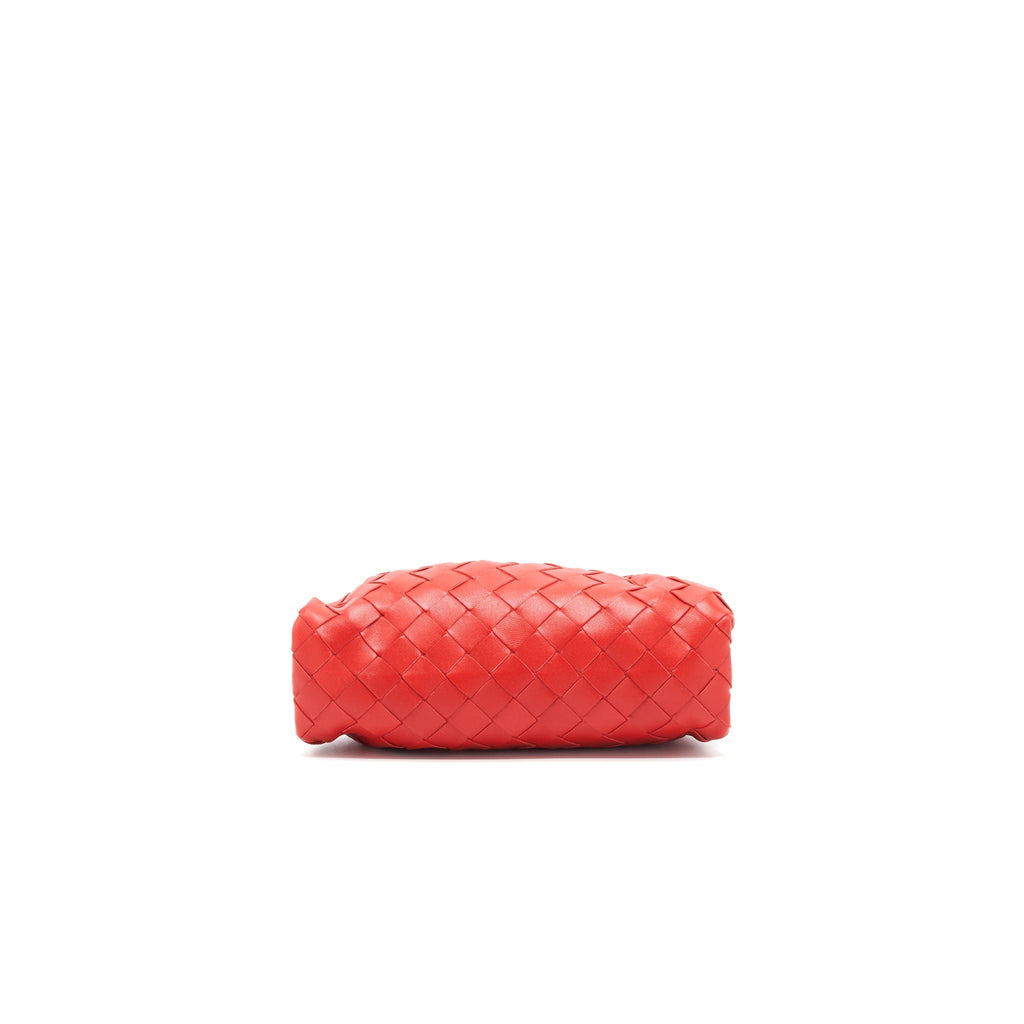 BOTTEG VENETA MINI POUCH RED