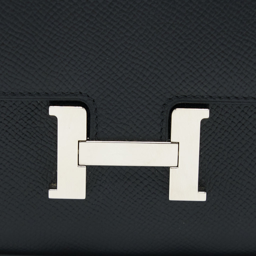 HERMES CONSTANCE WALLET EPSOM BLACK SHW