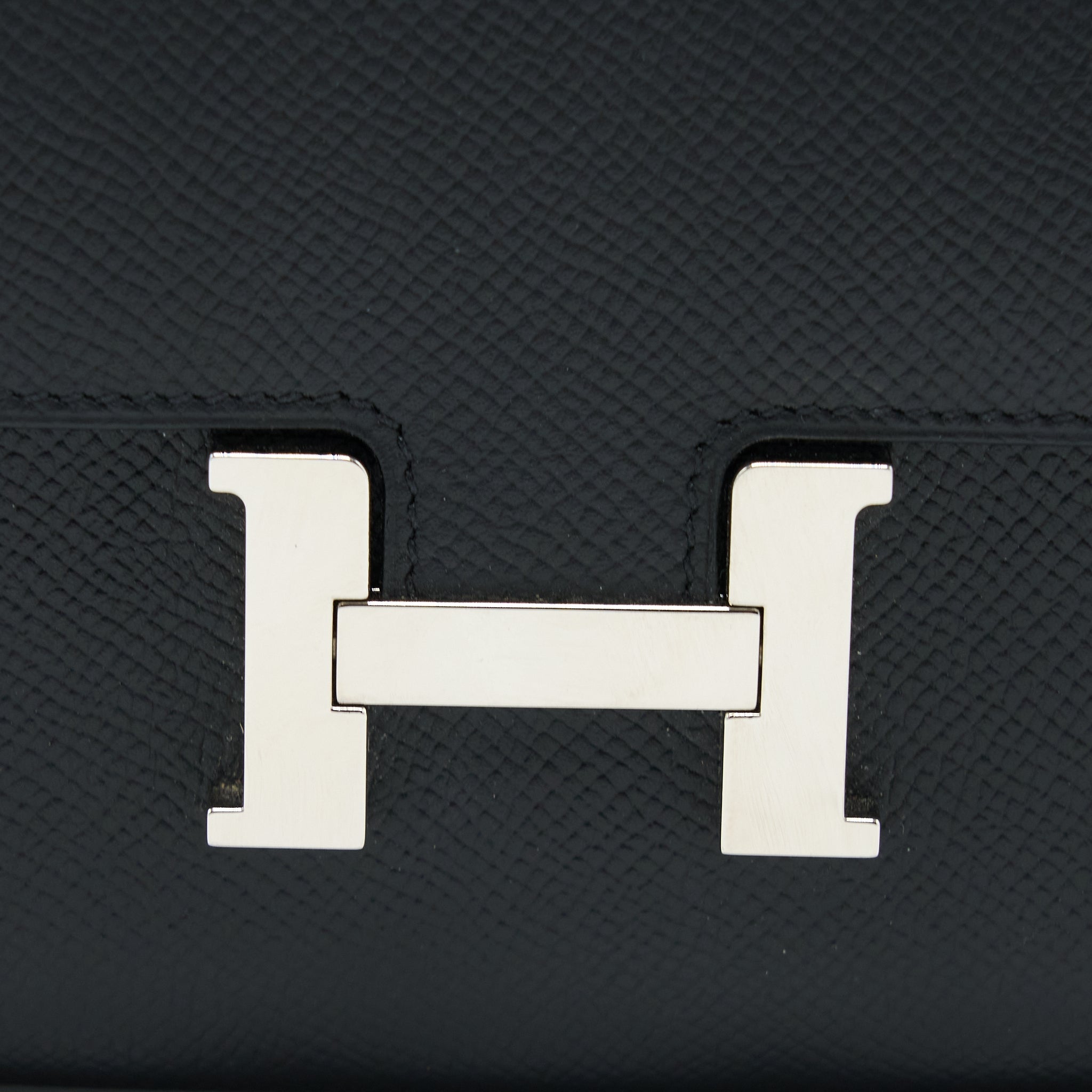 HERMES CONSTANCE WALLET EPSOM BLACK SHW