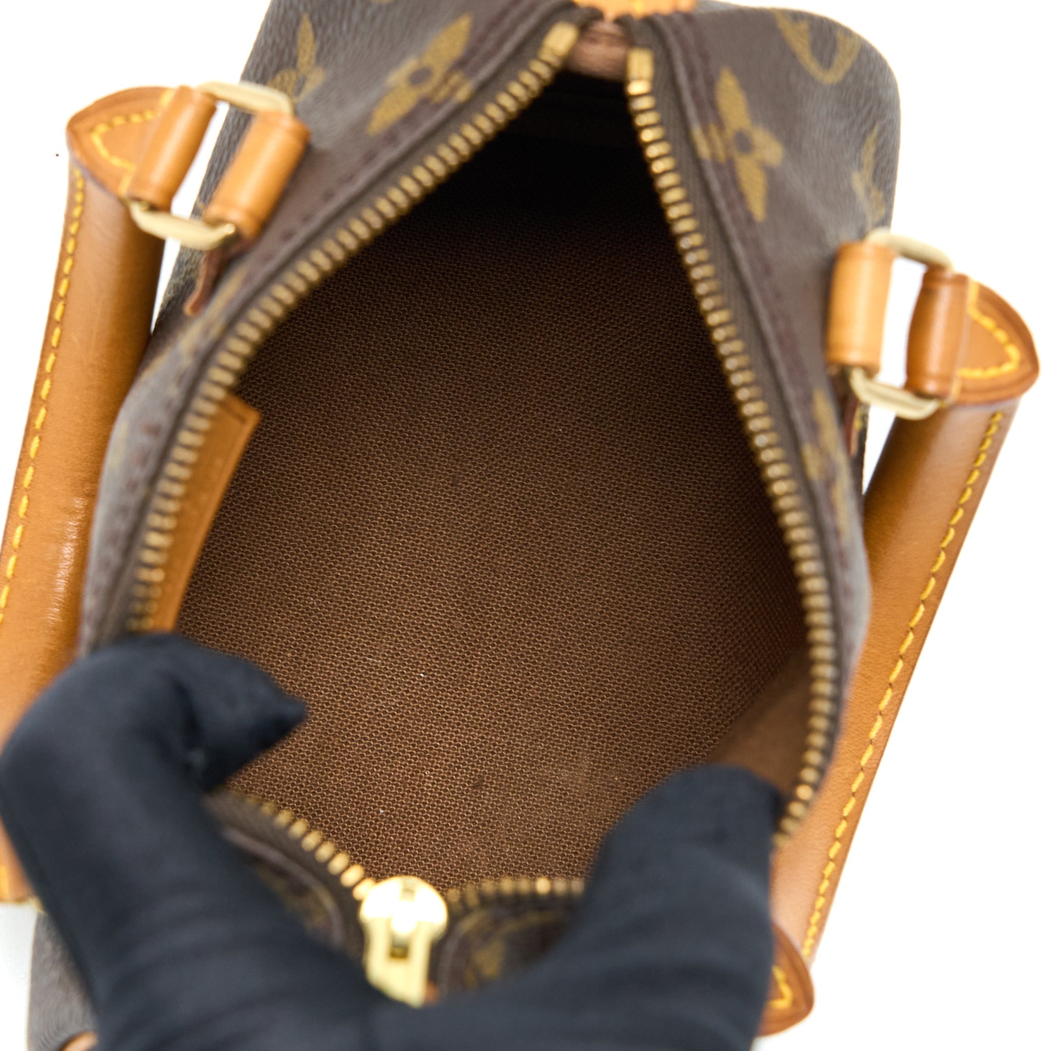 LOUIS VUITTON VINTAGE NANO SPEEDY MONOGRAM CANVAS GHW