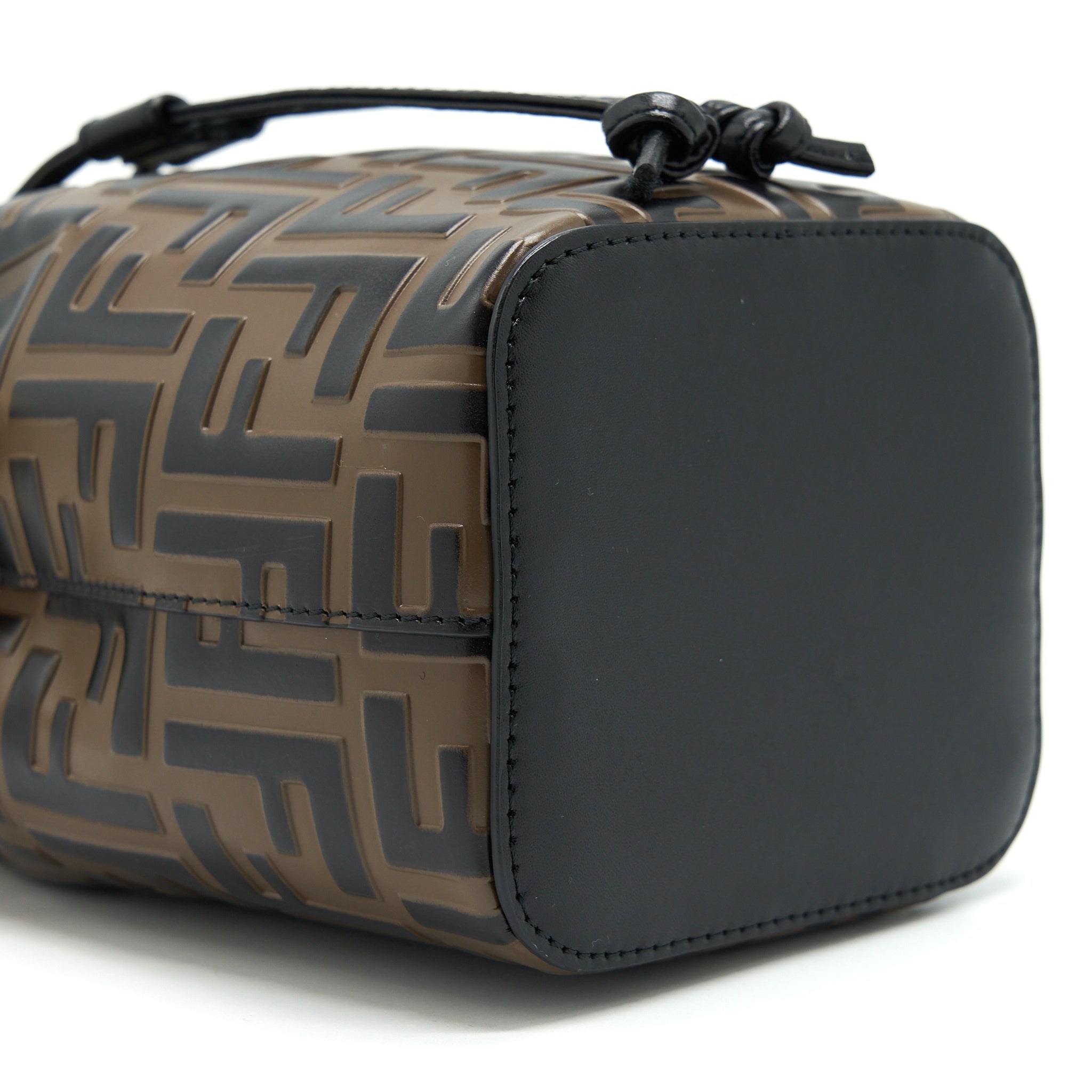 FENDI MON TRESOR MINI BUCKET BROWN GHW