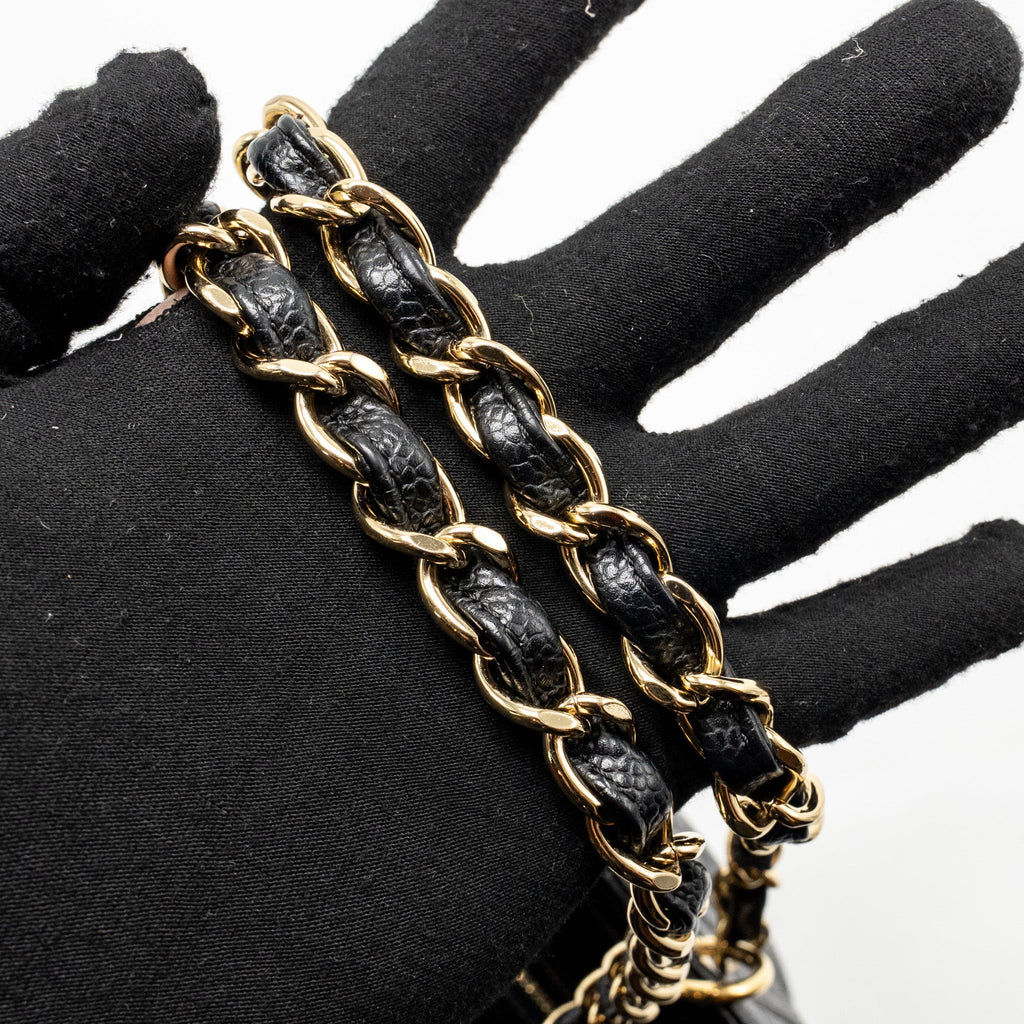 CHANEL PETITE TIMELESS TOTE CAVIAR BLACK GHW