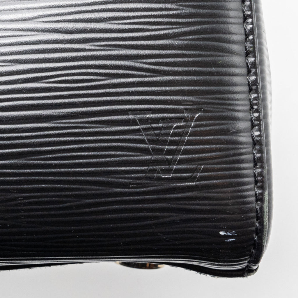 LOUIS VUITTON TOTE BAG EPI BLACK SHW