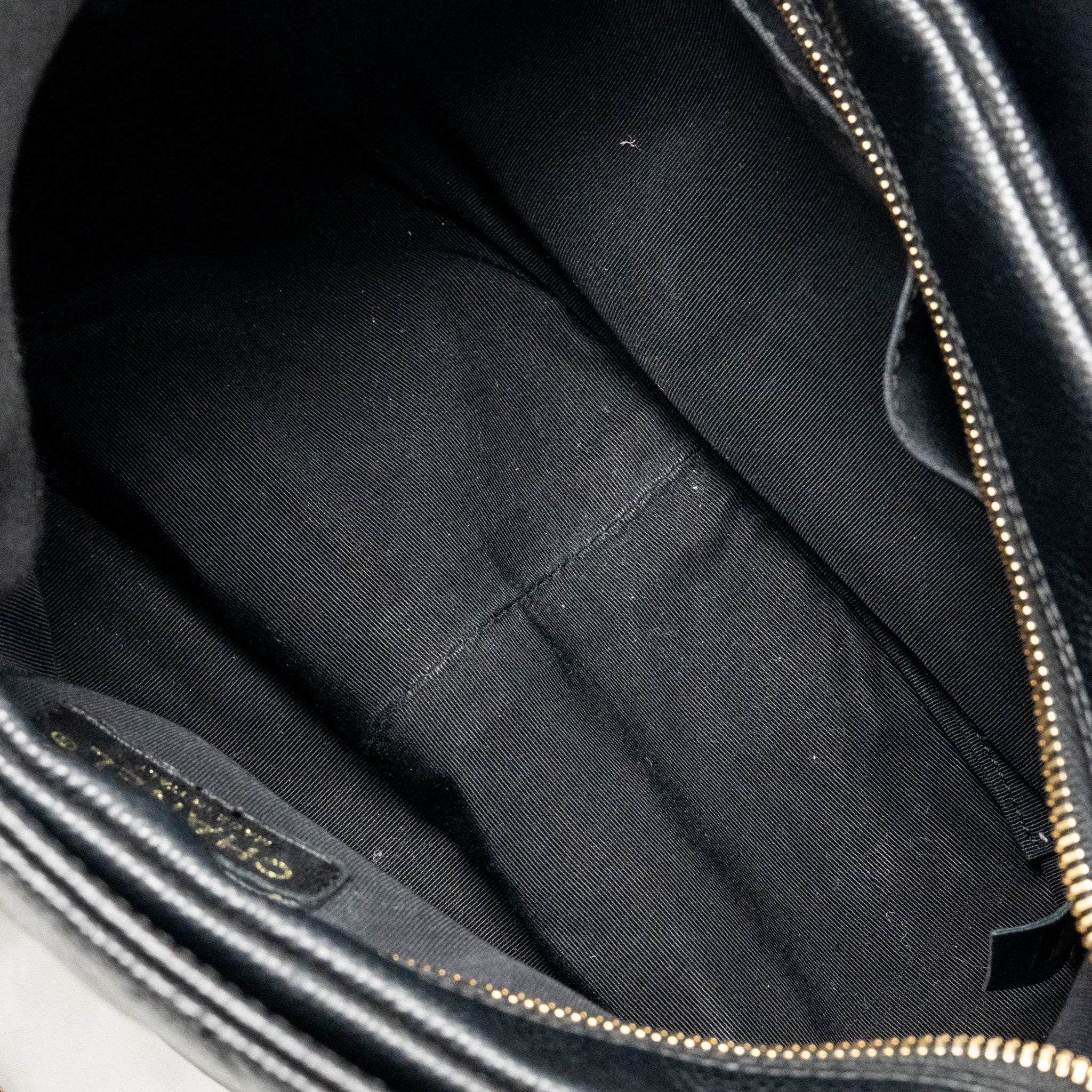 CHANEL PETITE TIMELESS TOTE CAVIAR BLACK GHW