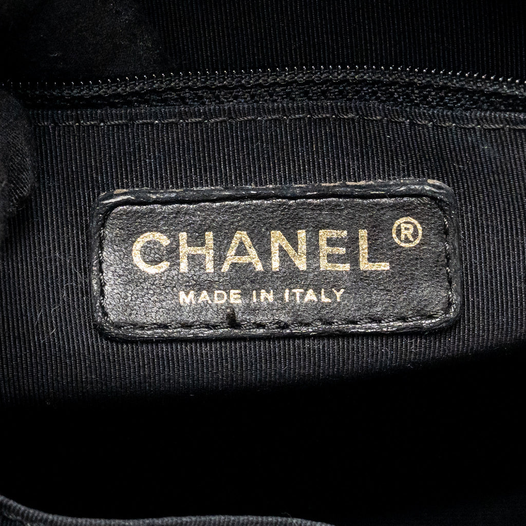CHANEL PETITE TIMELESS TOTE CAVIAR BLACK GHW