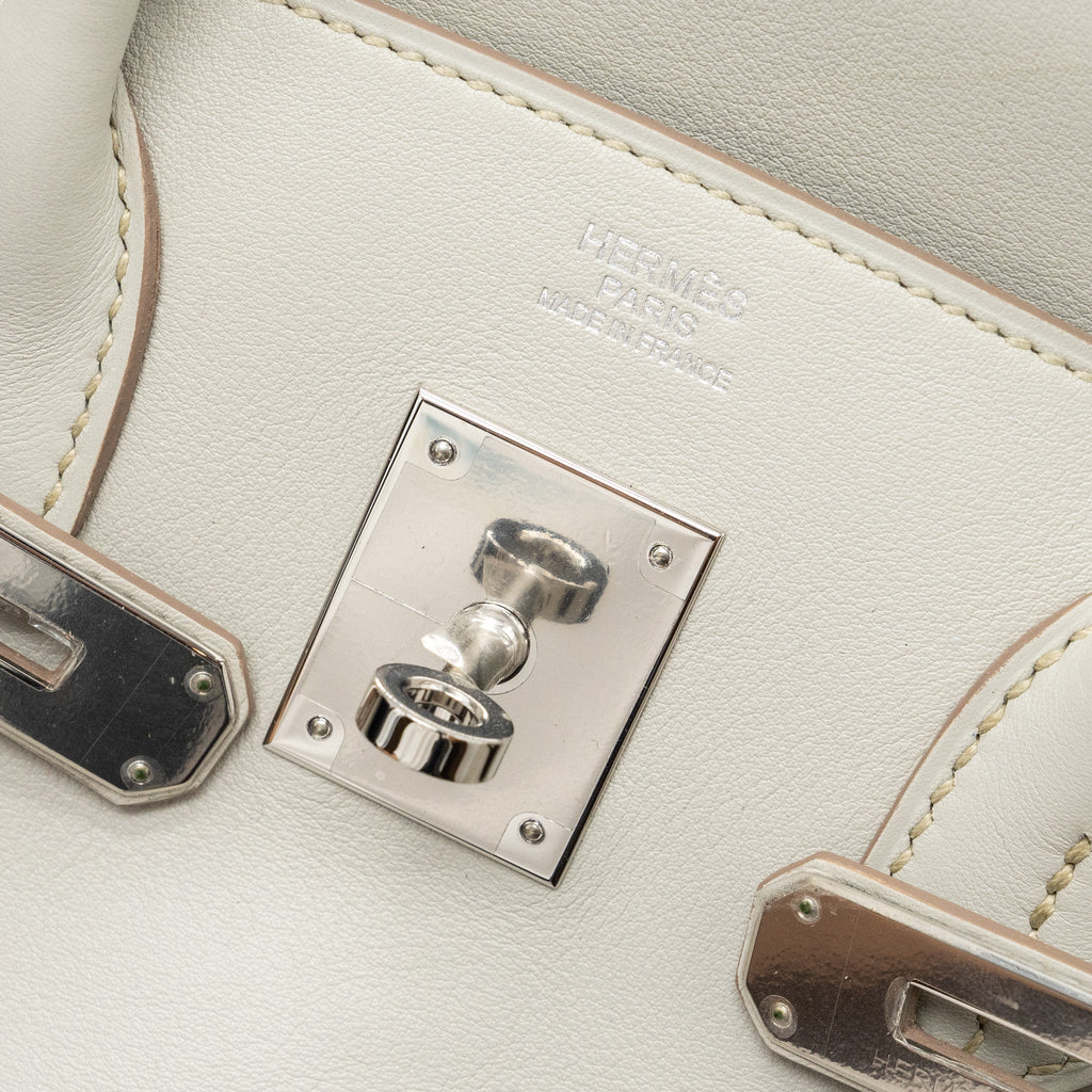 HERMES BIRKIN 30 SWIFT GRIS PERLE SHW