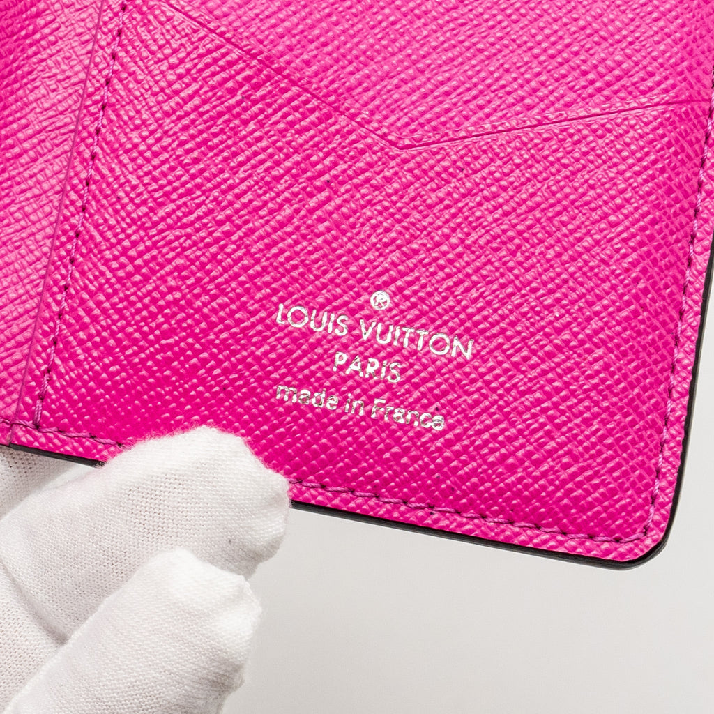 LOUIS VUITTON POCKET ORGANISER MONOGRAM CANVAS PINK